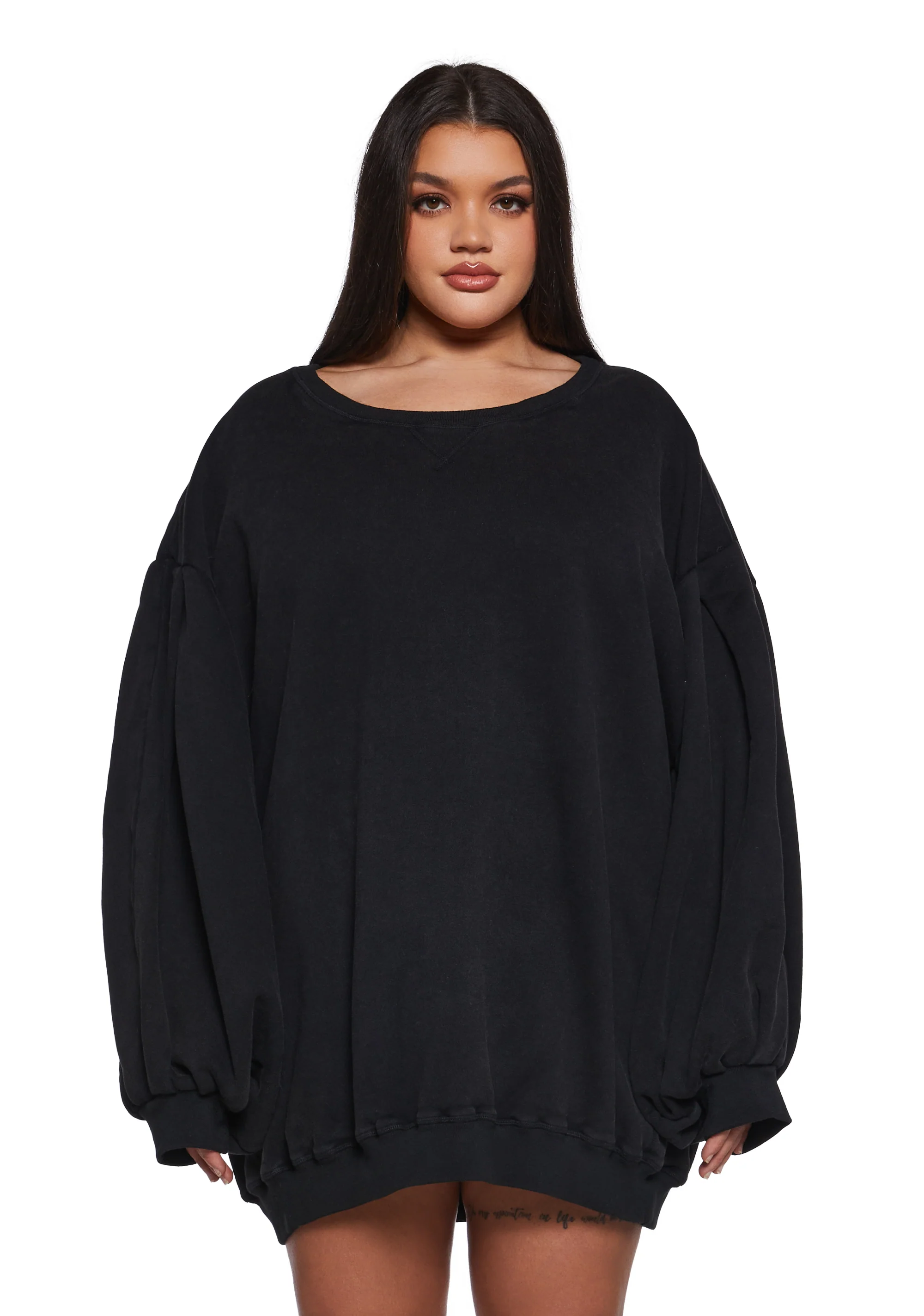 Thank You Next Sweatshirt Dress - Image 2