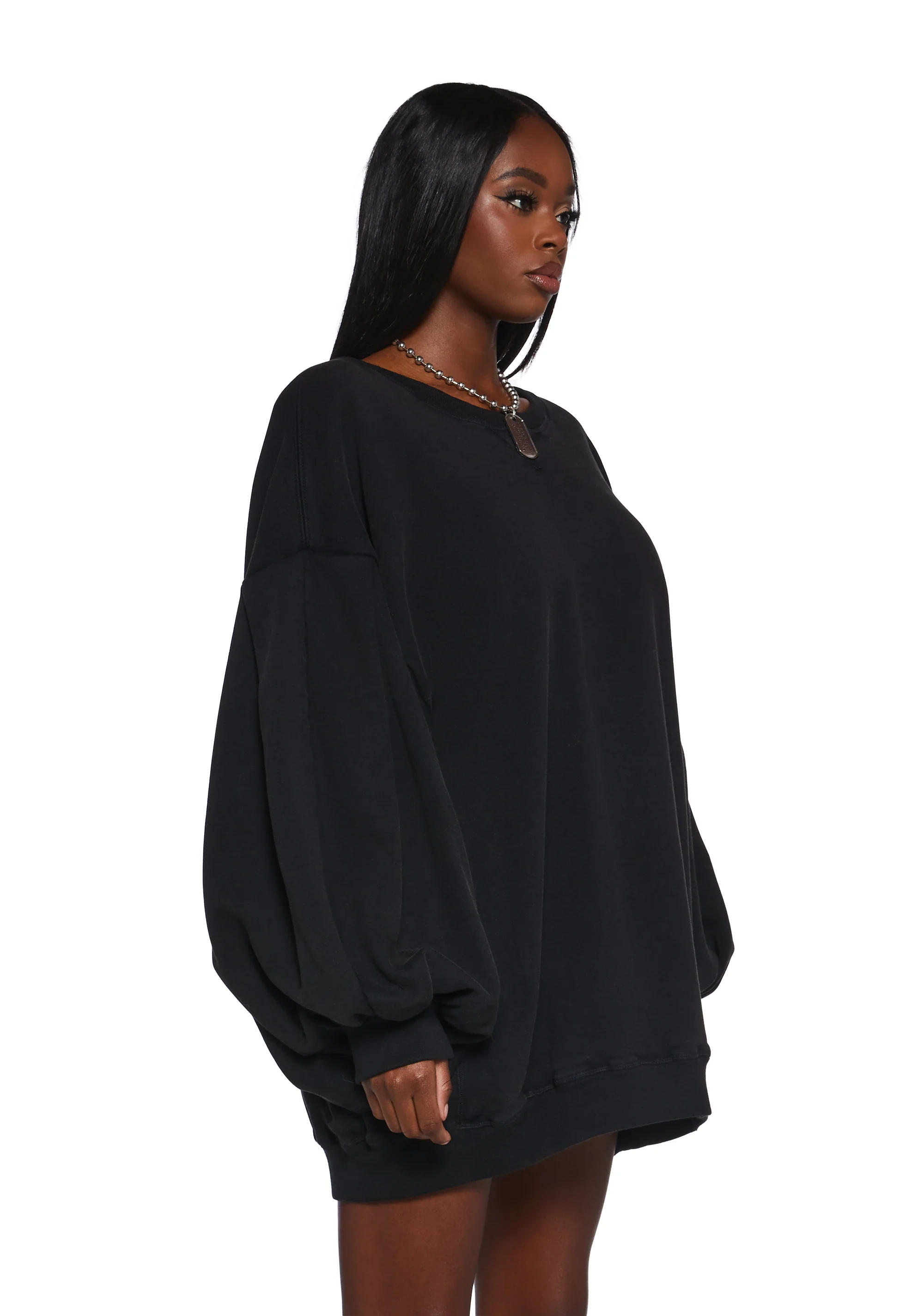Thank You Next Sweatshirt Dress - Image 3