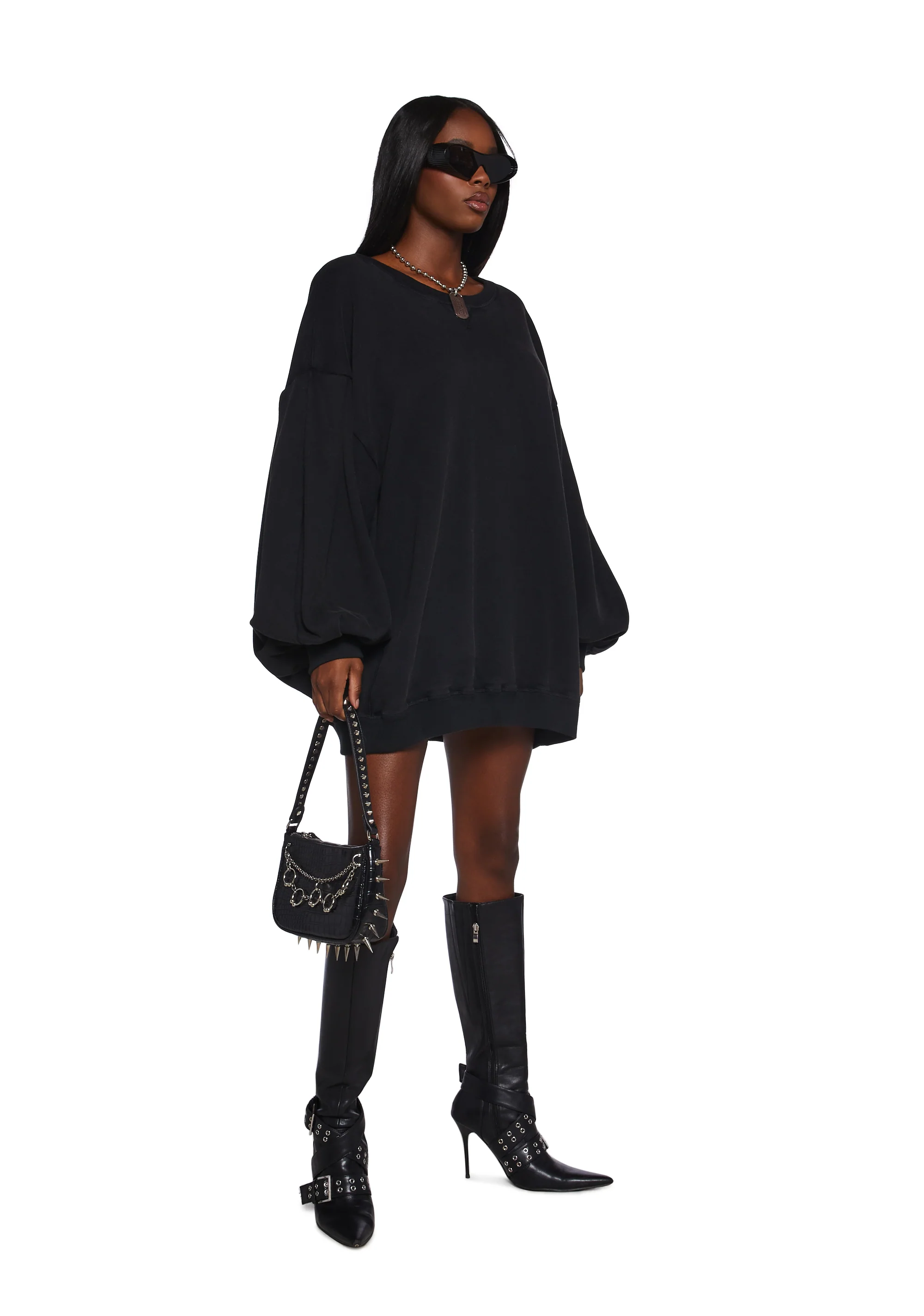 Thank You Next Sweatshirt Dress - Image 6