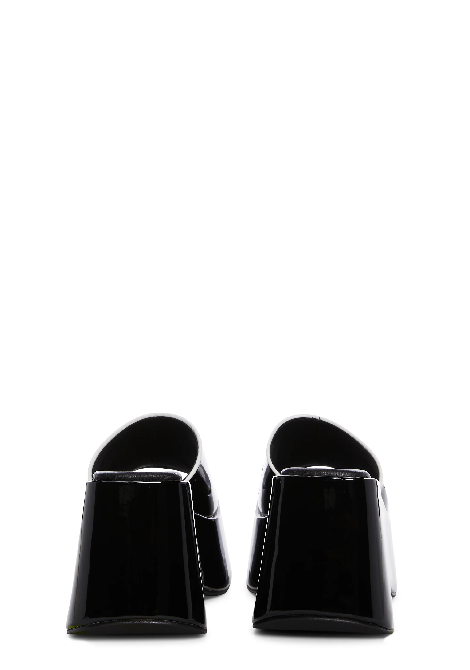 That 70s Flow Platform Slides - Black/White - Image 4