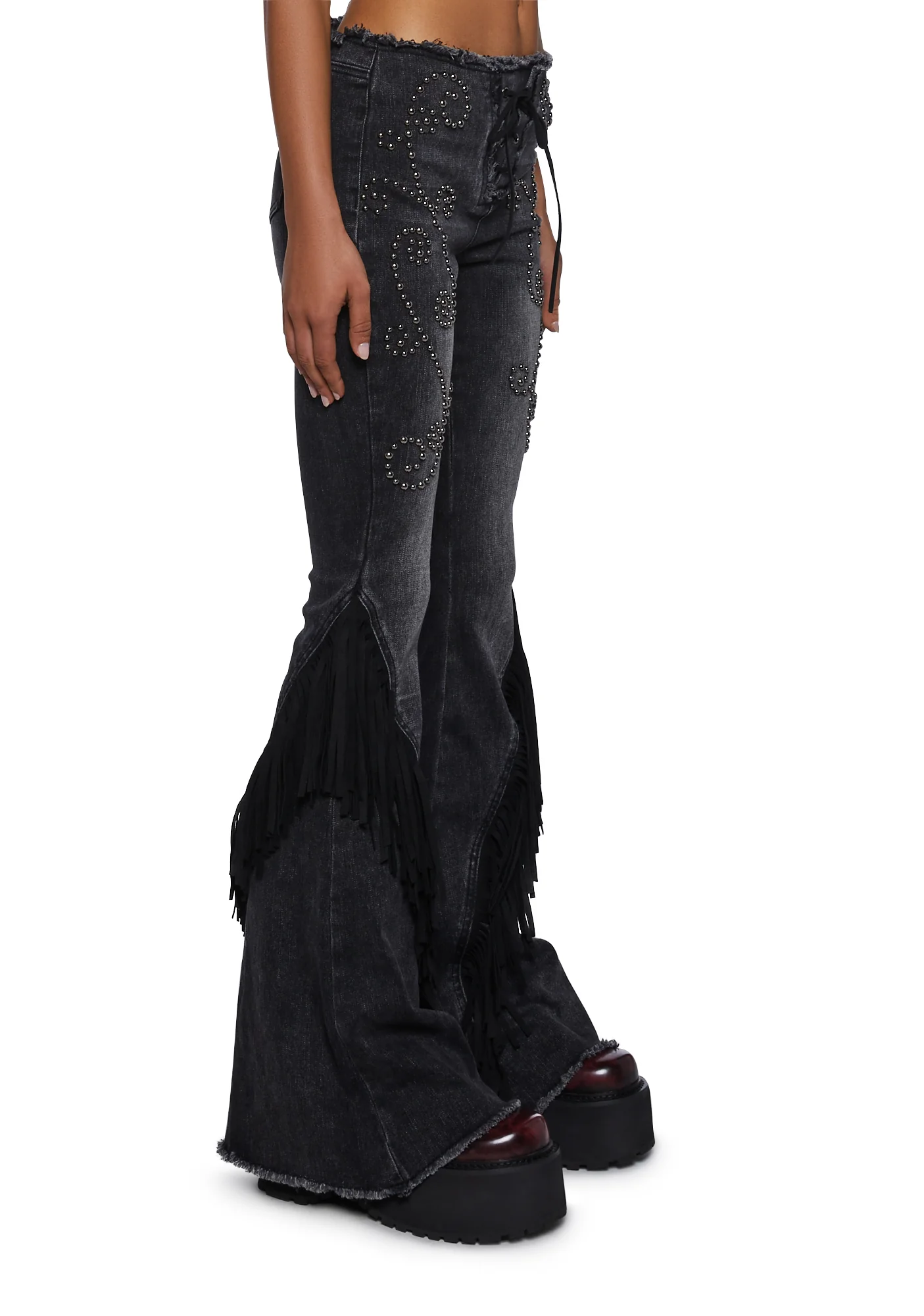 That Girl Denim Flare Pants - Image 3