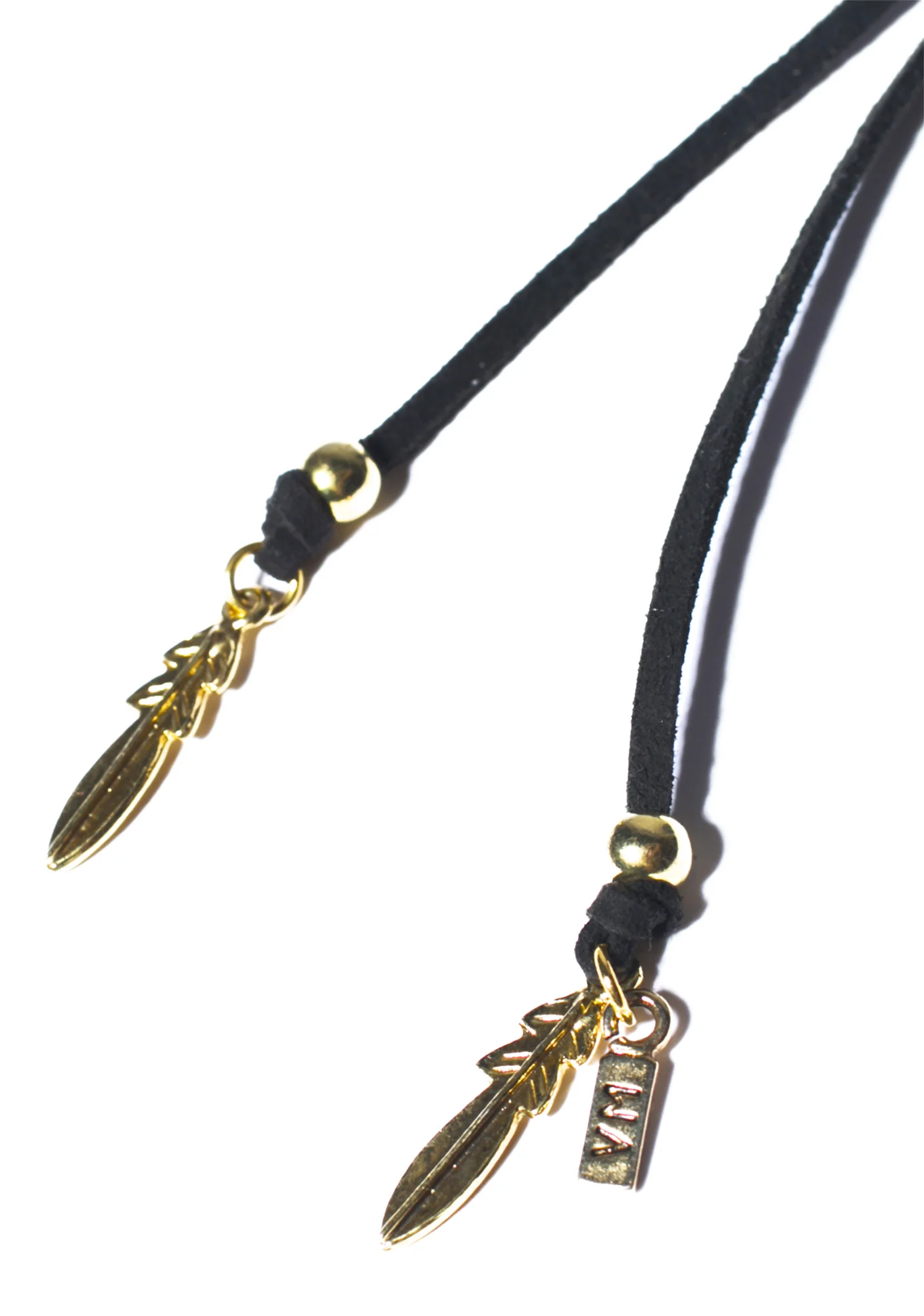 The Dealer Black Feather Wrap Choker - Image 2