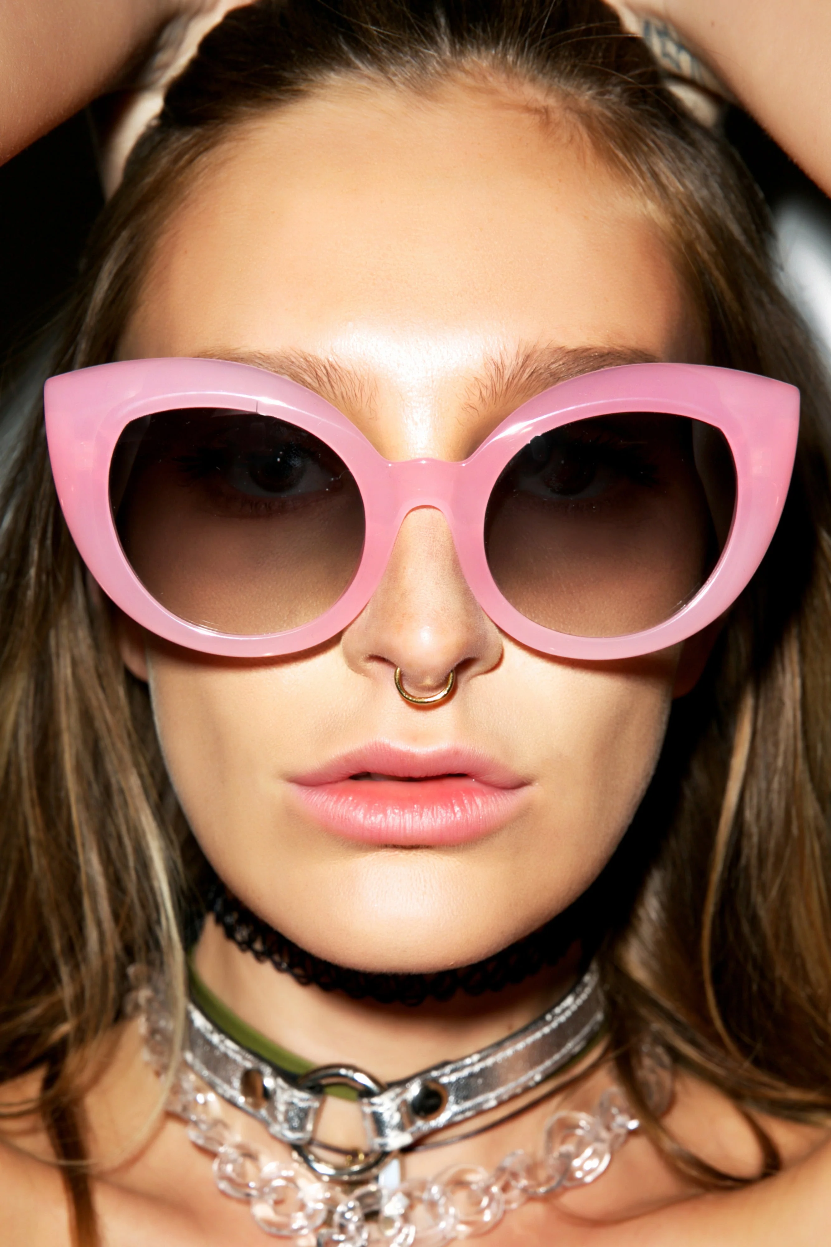 The Diamond Brunch Sunglasses - Black - Image 2