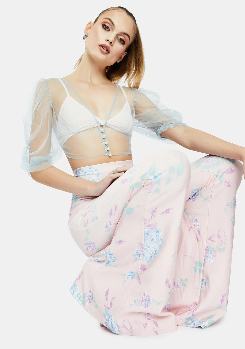 The Elba Puff Sleeve Top - Image 2