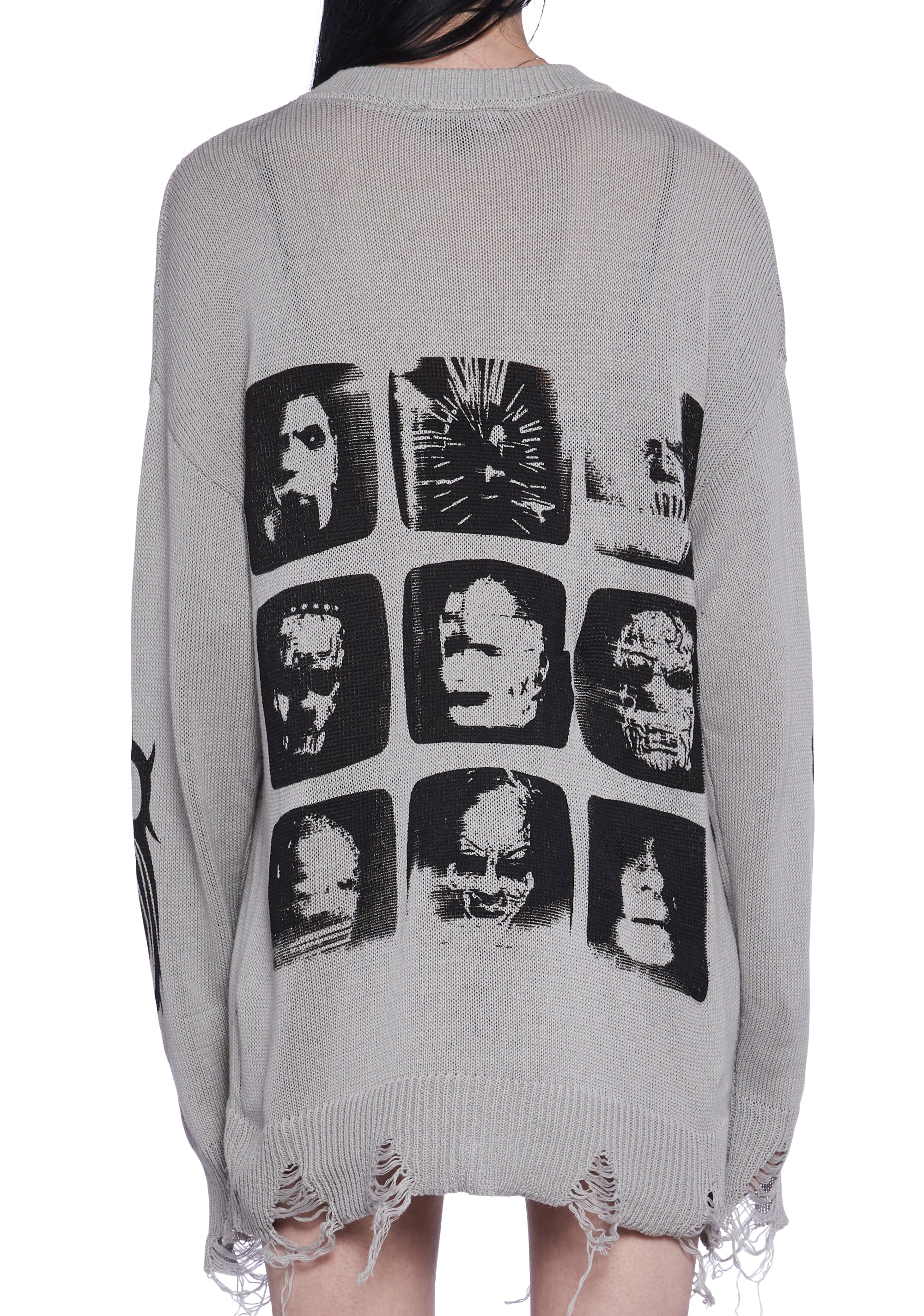 The Gray Chapter Distressed Sweater - Image 5