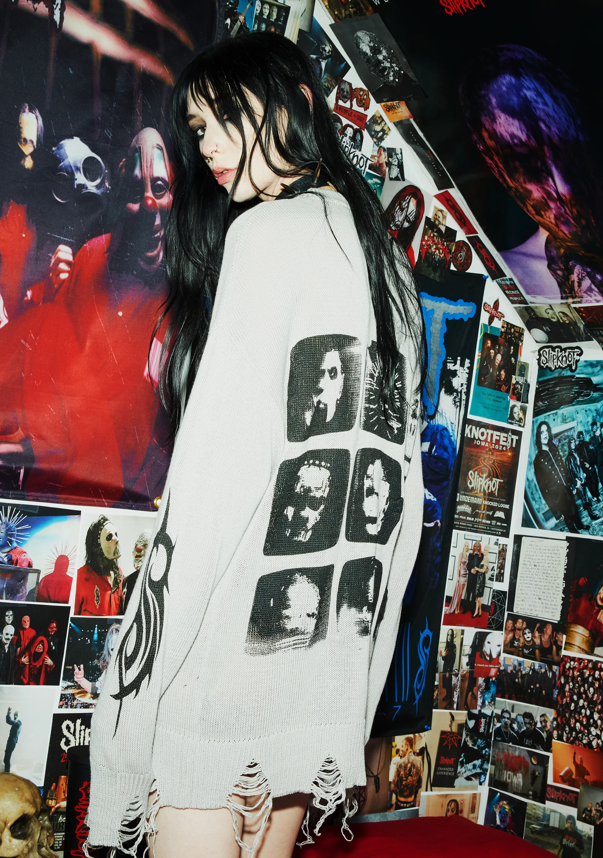 The Gray Chapter Distressed Sweater - Image 8