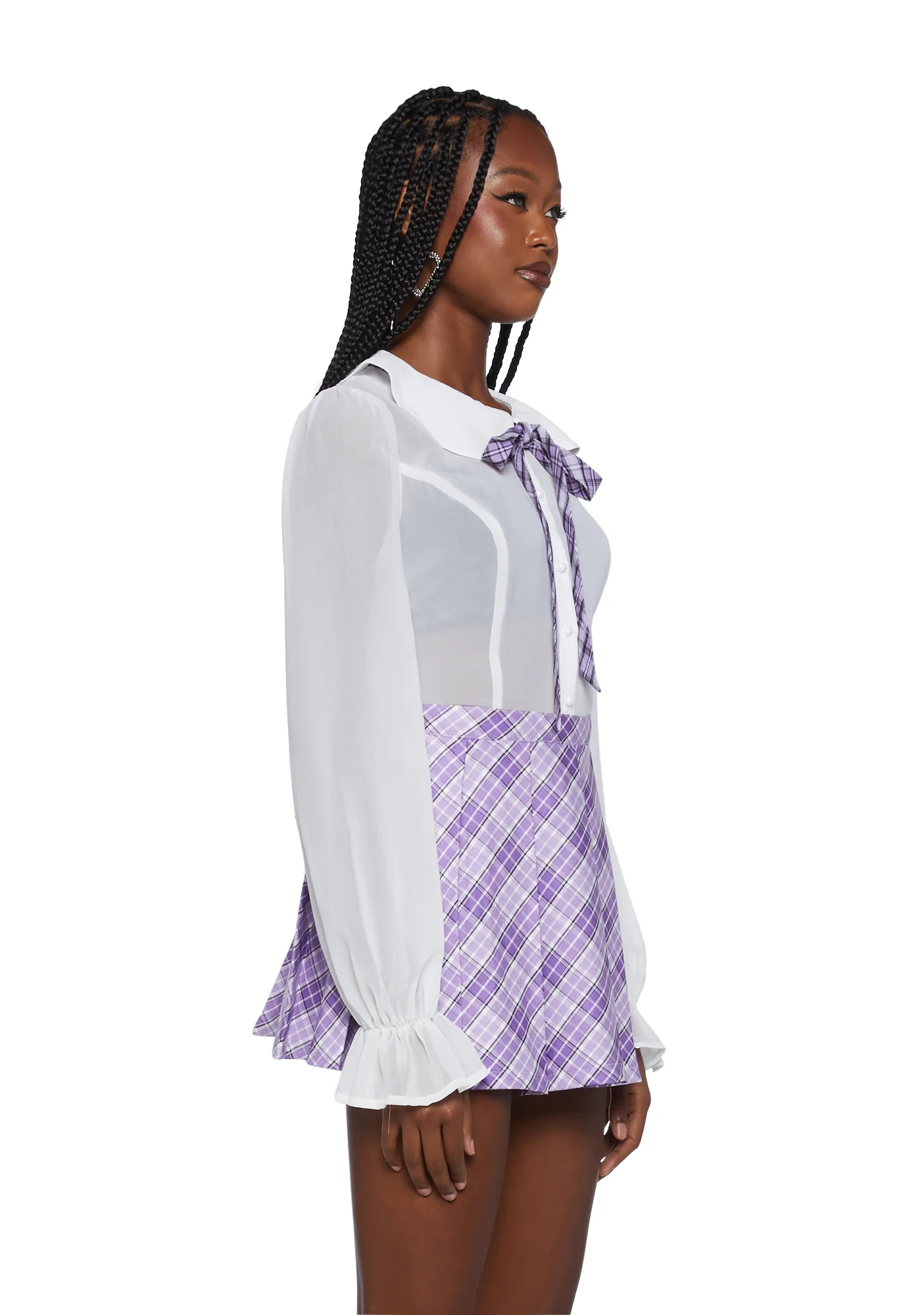 The Headmaster Chiffon Blouse - Image 3