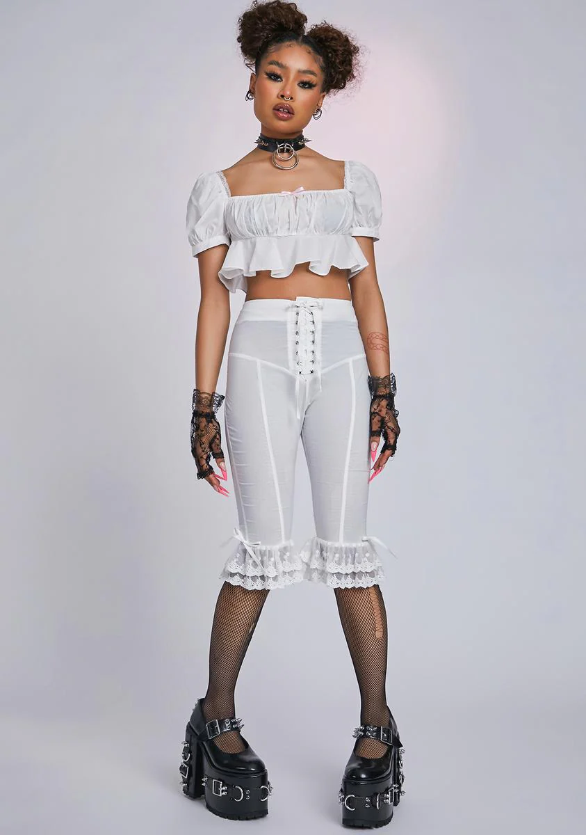 The In Bloom Lace-Up Trousers - Image 2