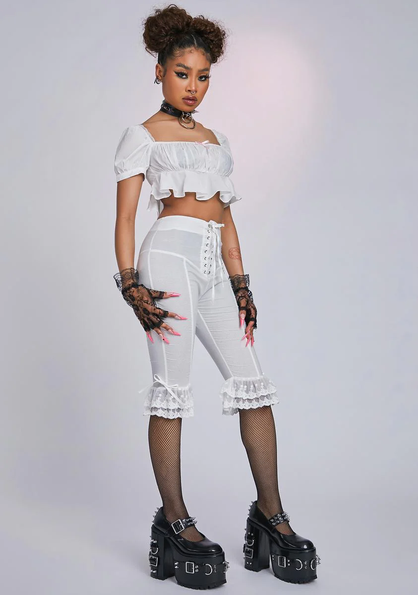 The In Bloom Lace-Up Trousers - Image 3