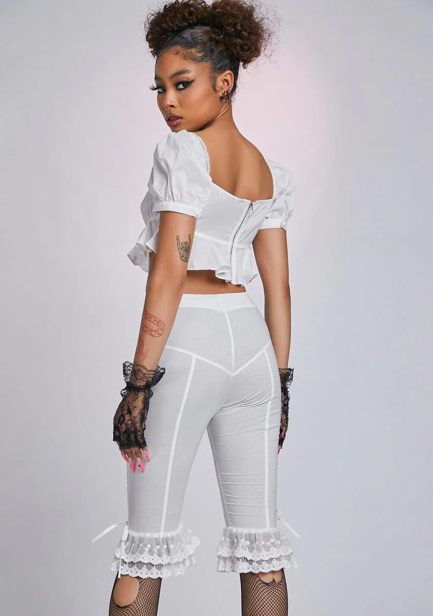 The In Bloom Lace-Up Trousers - Image 4