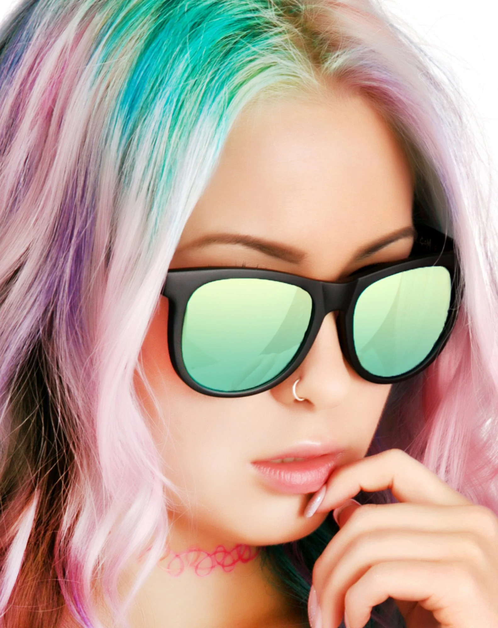 The Nudie Mag Sunglasses - Green - Image 5