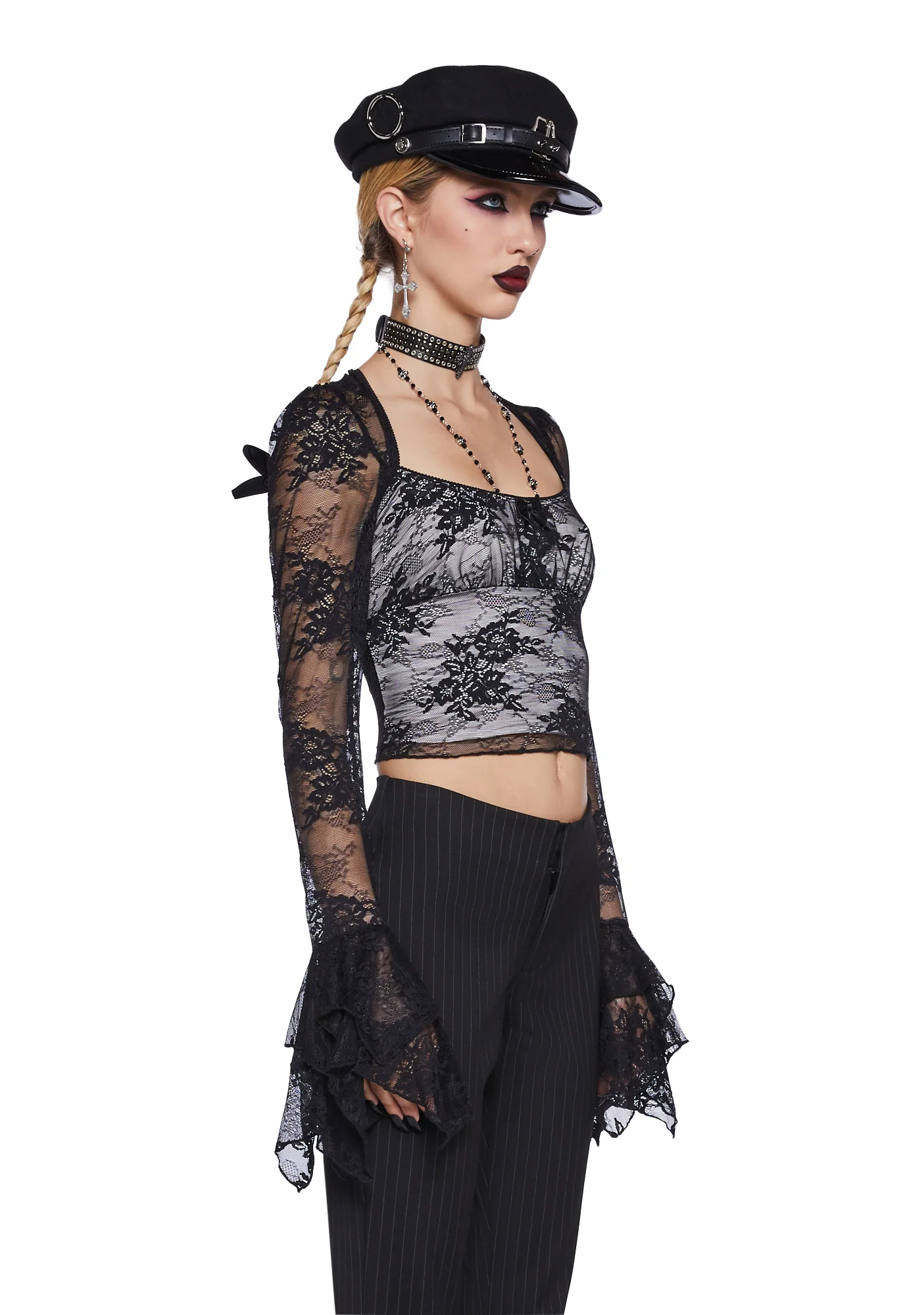 The Seventh Sense Crop Top - Off White - Image 3