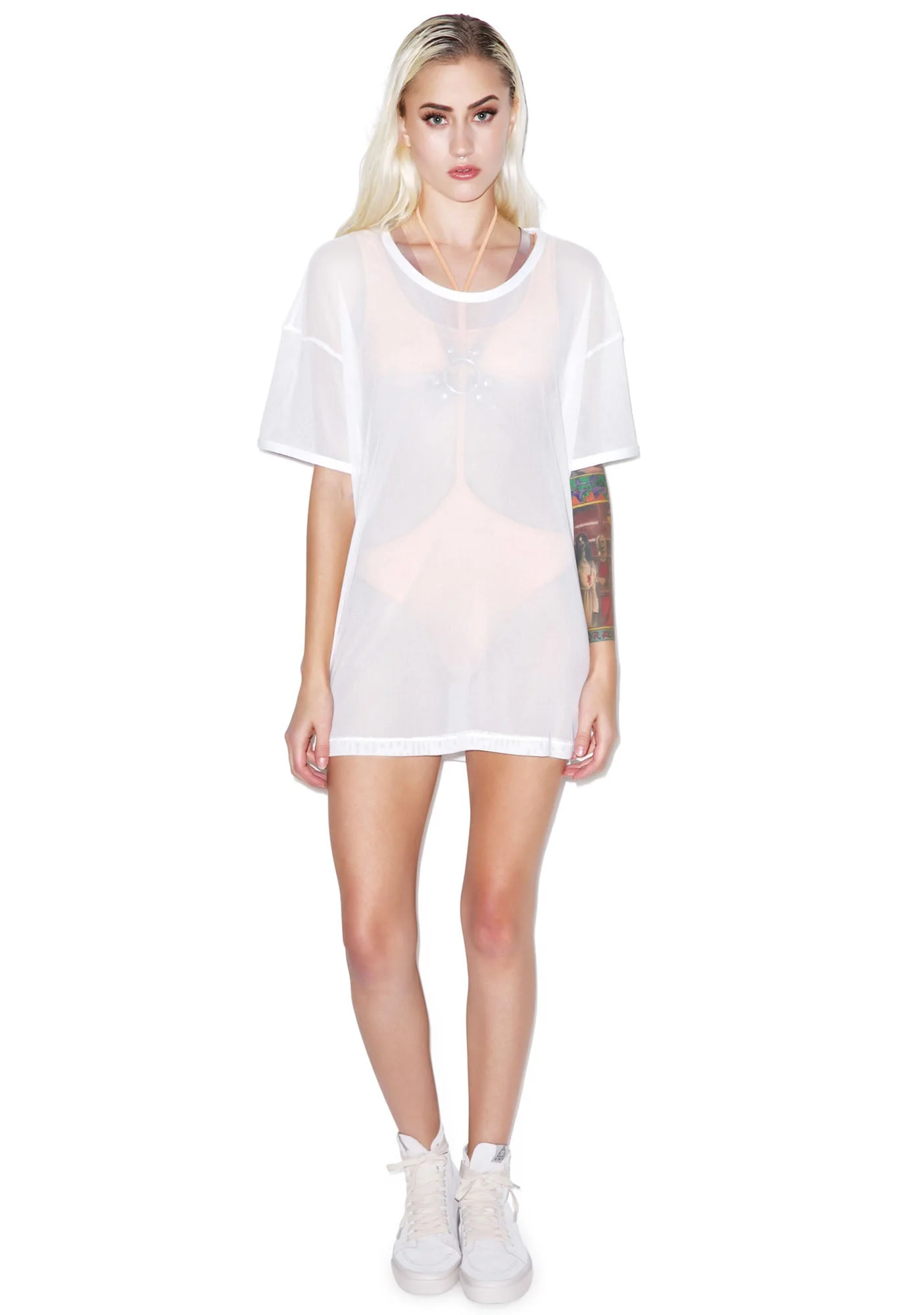 The Sunbather Tee - Light Orange - Image 5