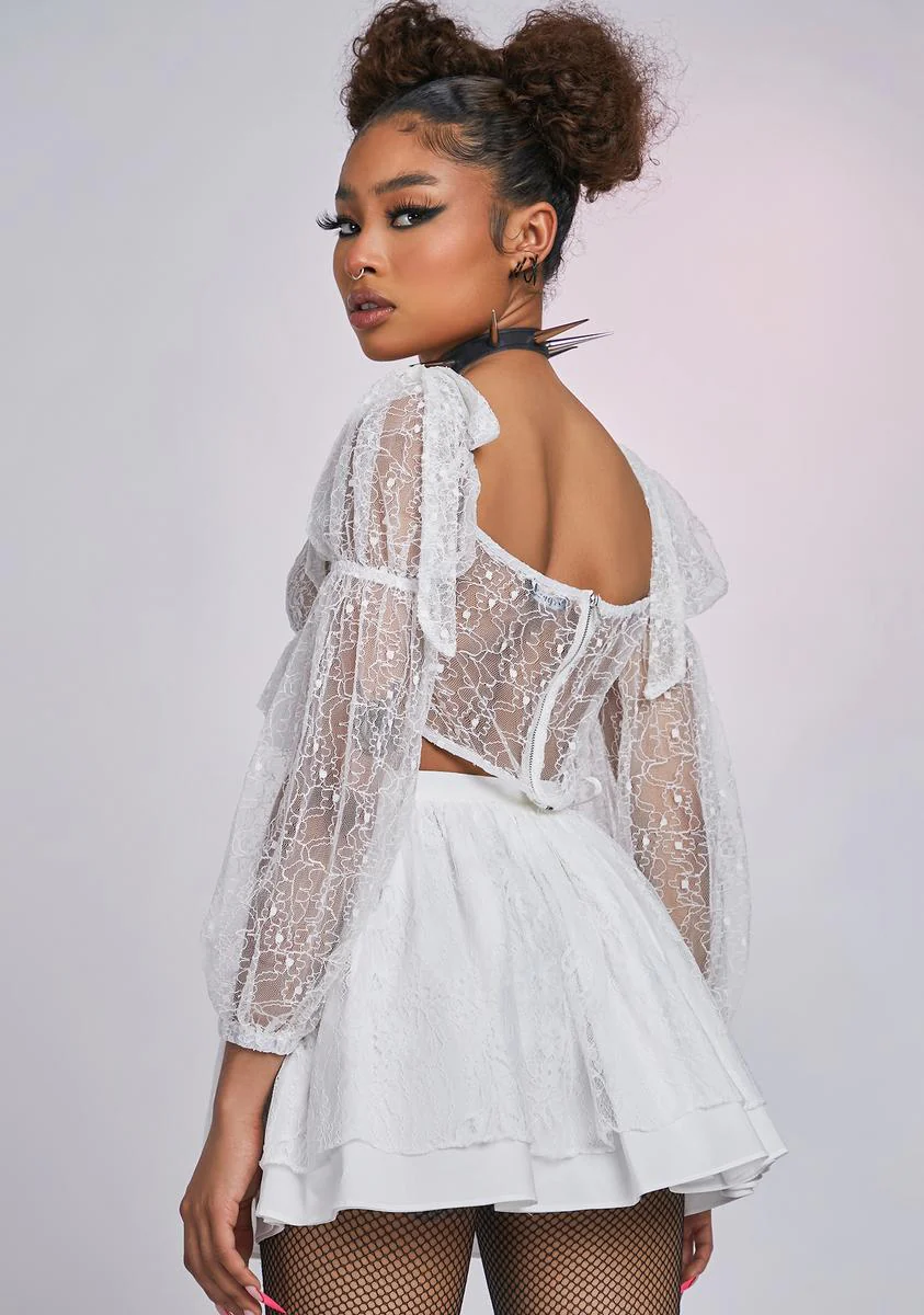 The Swan Lake Sheer Blouse - Image 4