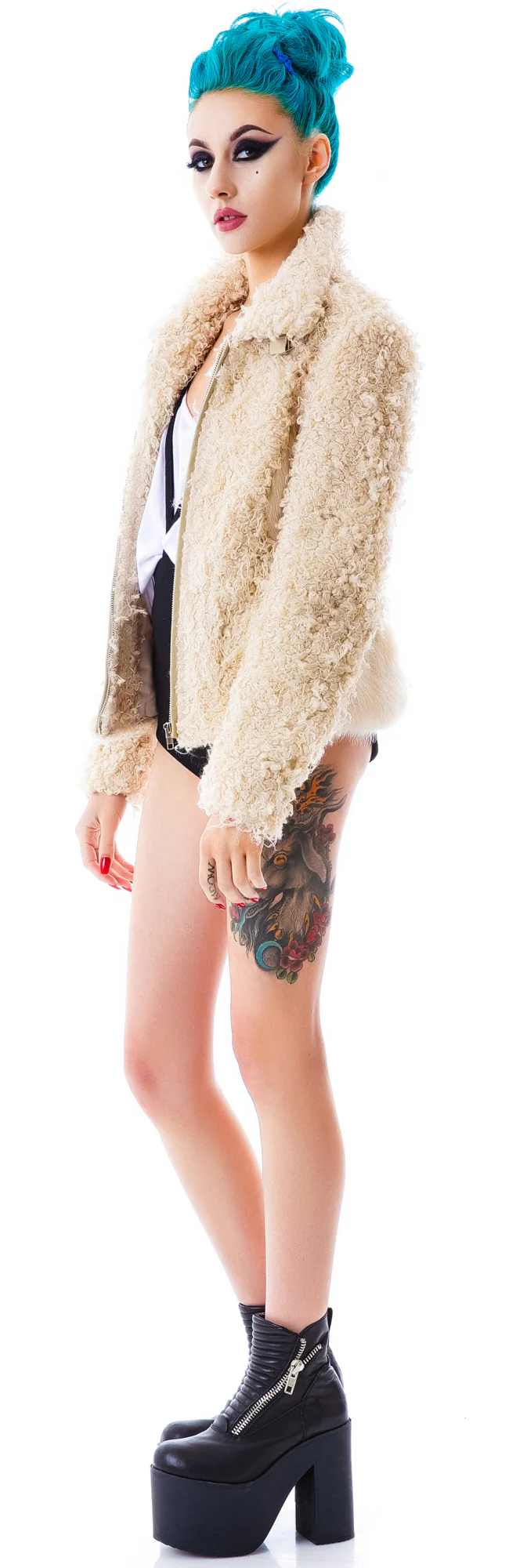 The Teddy Faux Fur Jacket - Image 10