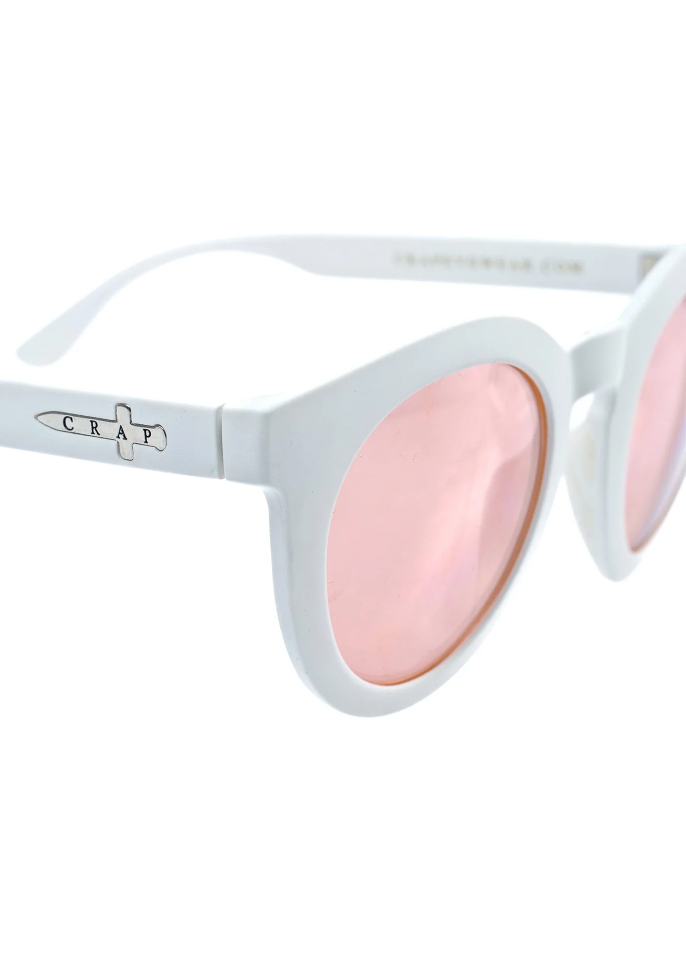 The White TV Eye Sunglasses - Off White - Image 2
