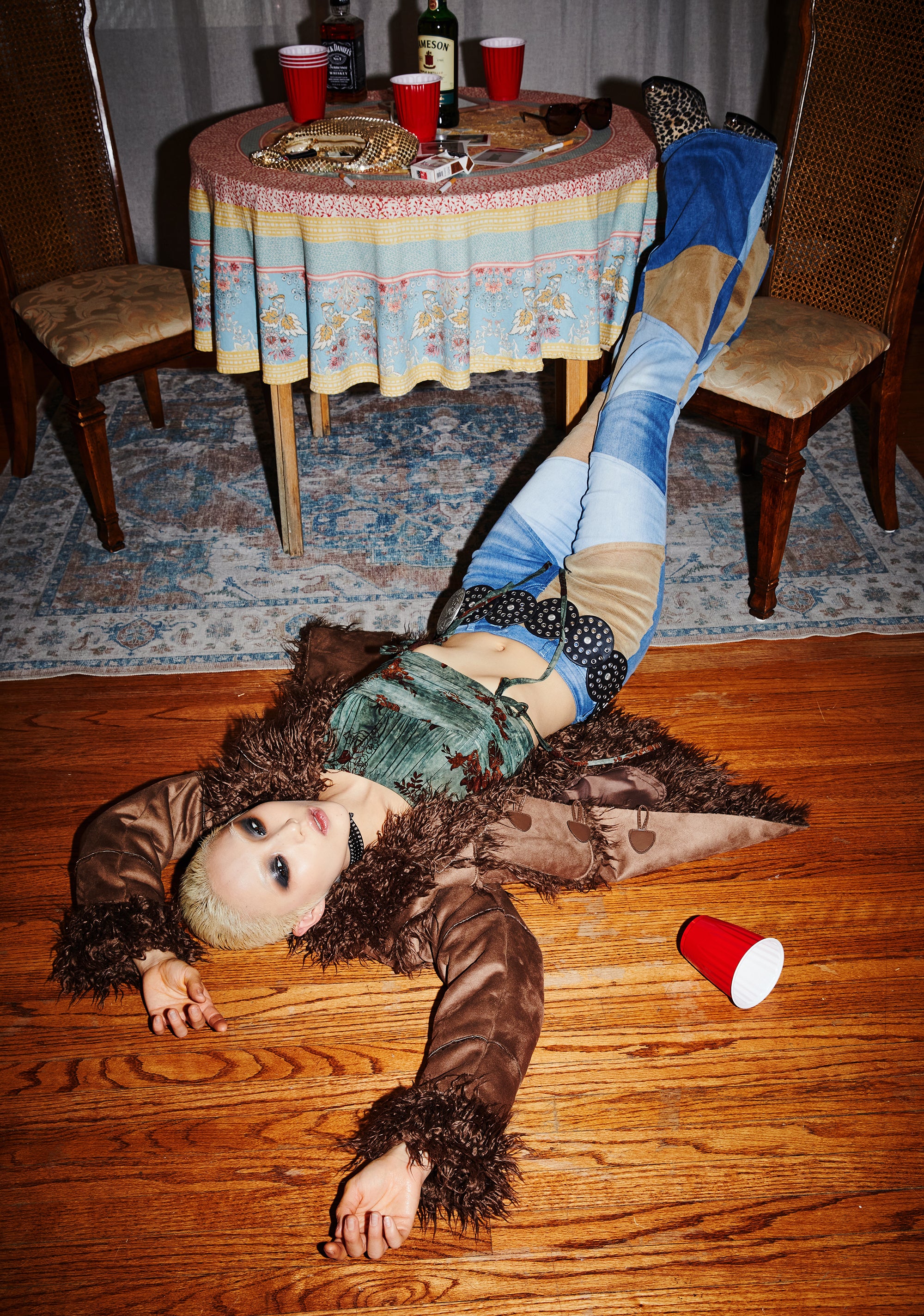 There She Goes Patchwork Jeans - Image 11