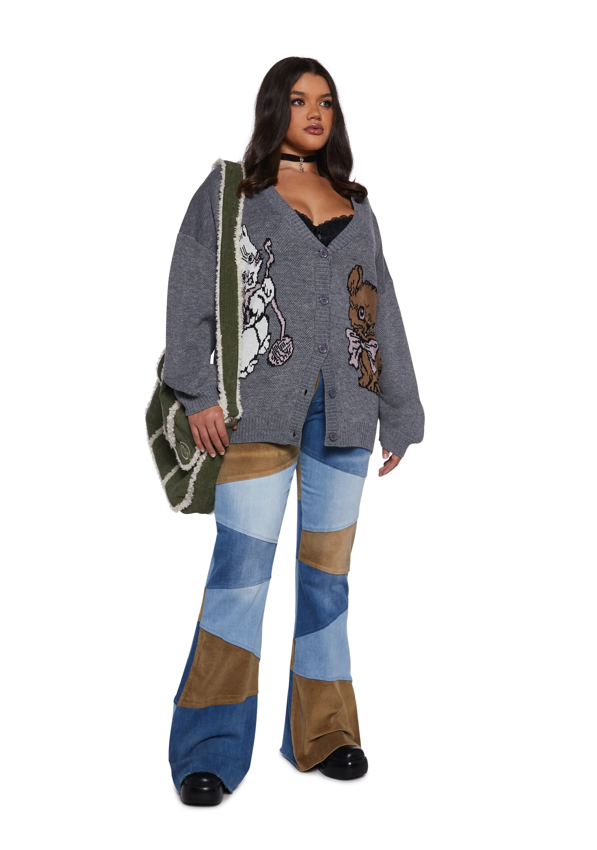 There She Goes Patchwork Jeans - Image 7