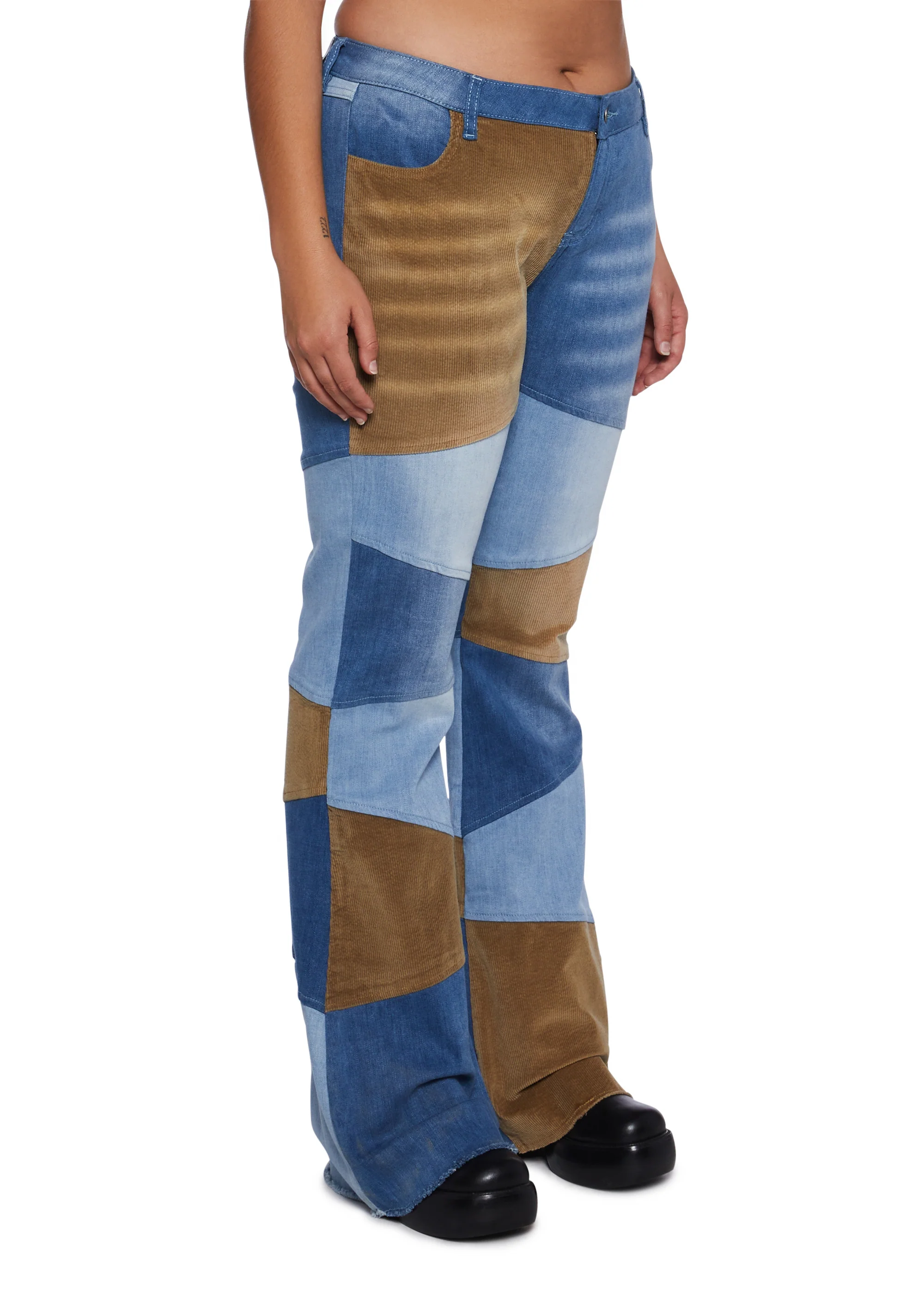 There She Goes Patchwork Jeans - Image 8