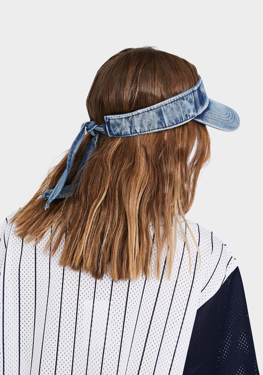 Things Change Denim Visor - Image 3