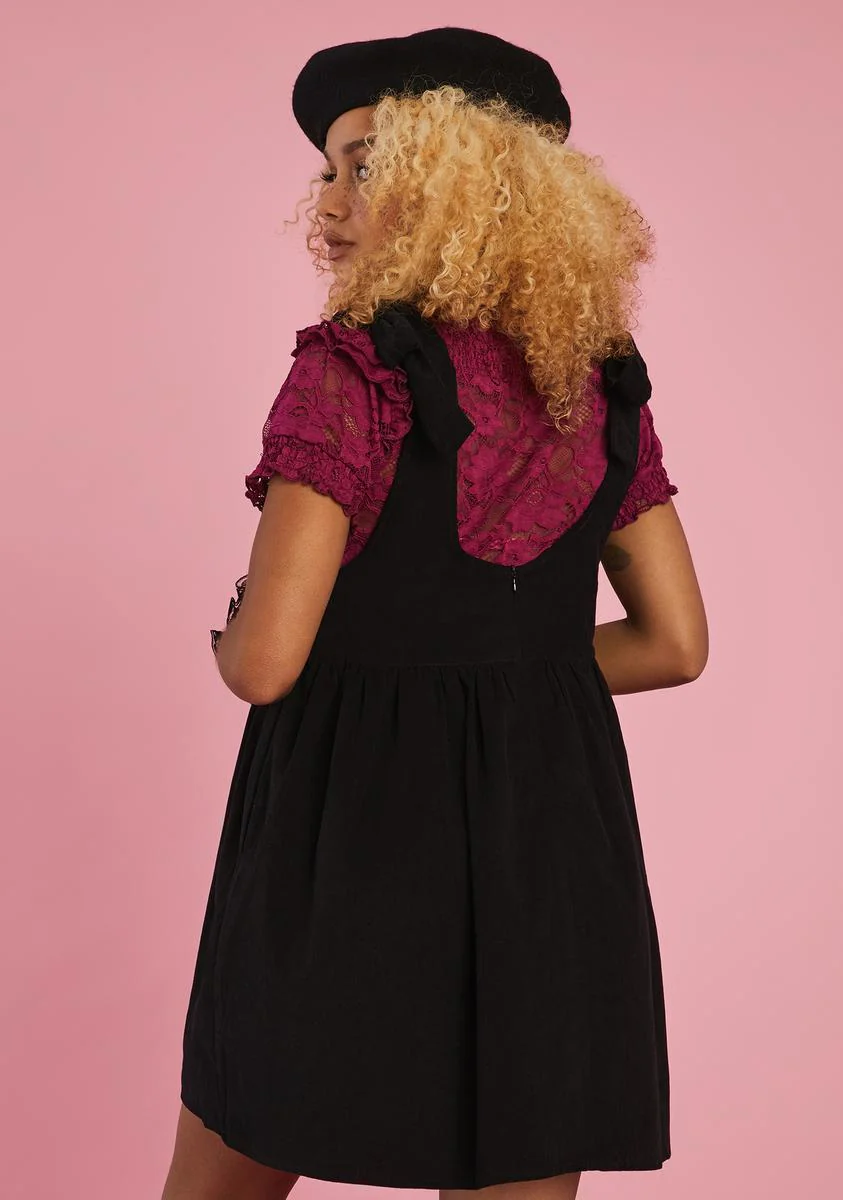 Think Of Me Pinafore Dress - Image 4