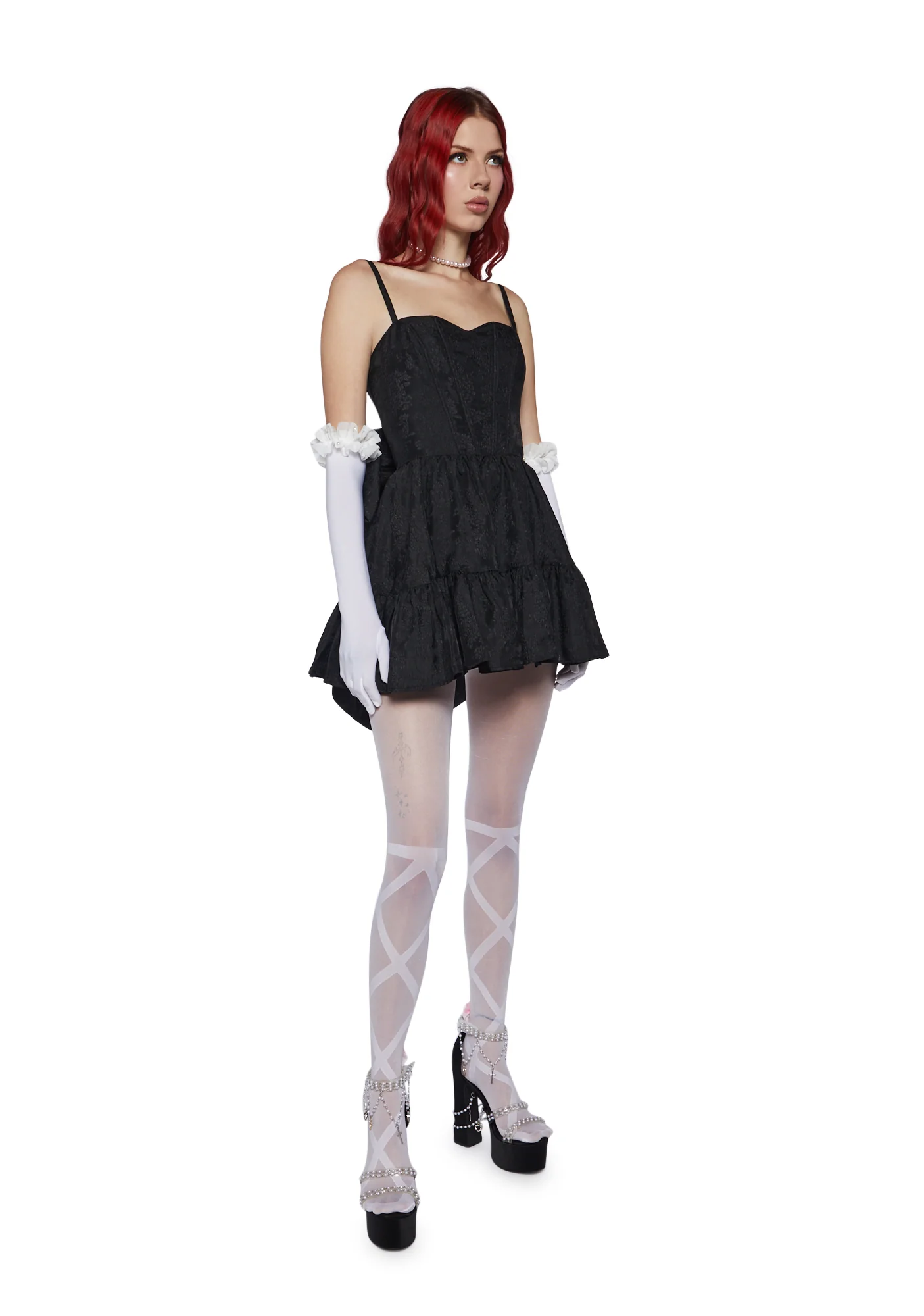 This Magic Moment Mini Dress -  Black - Image 5