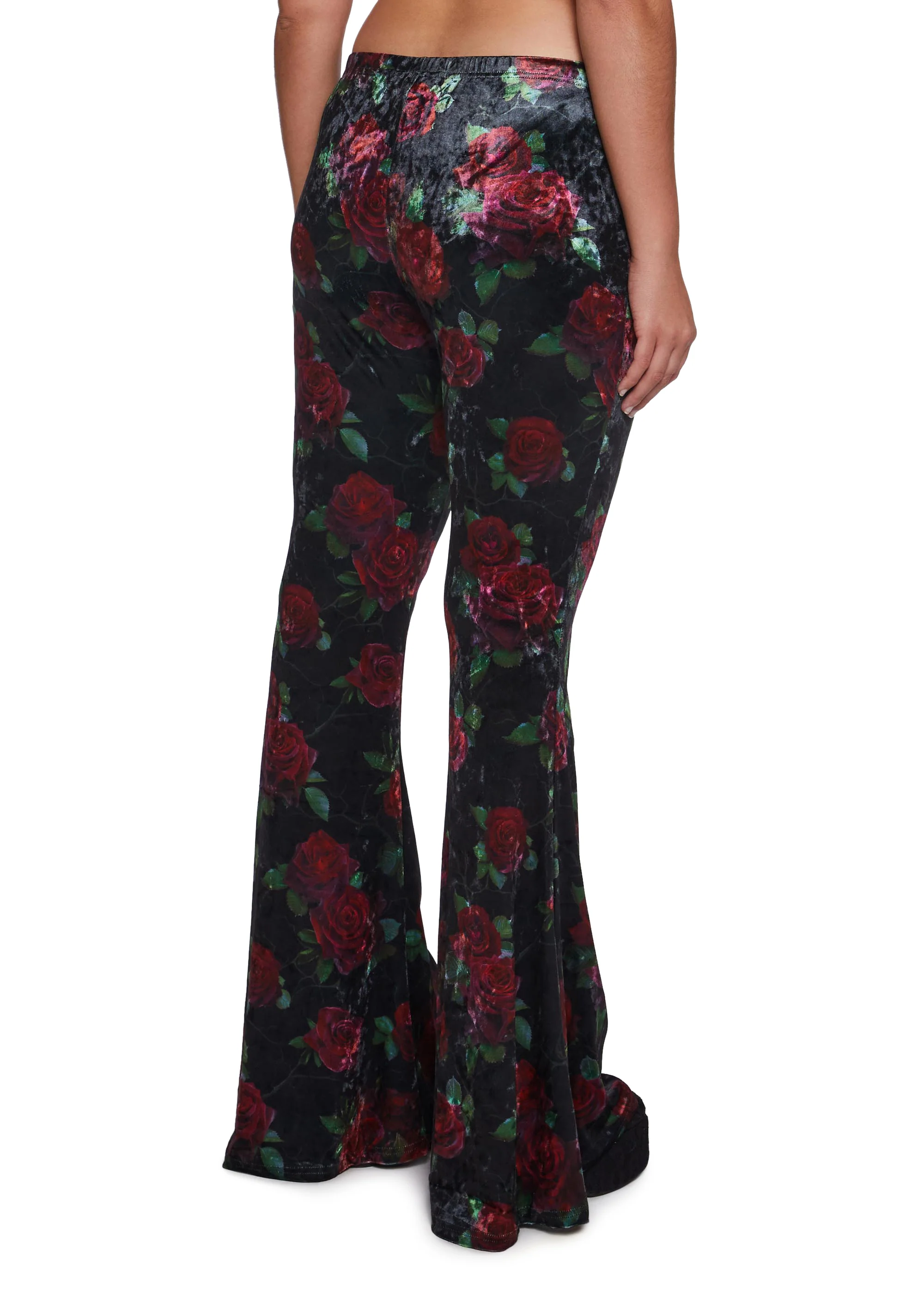 Thorned Morte Velvet Flare Pants - Image 8