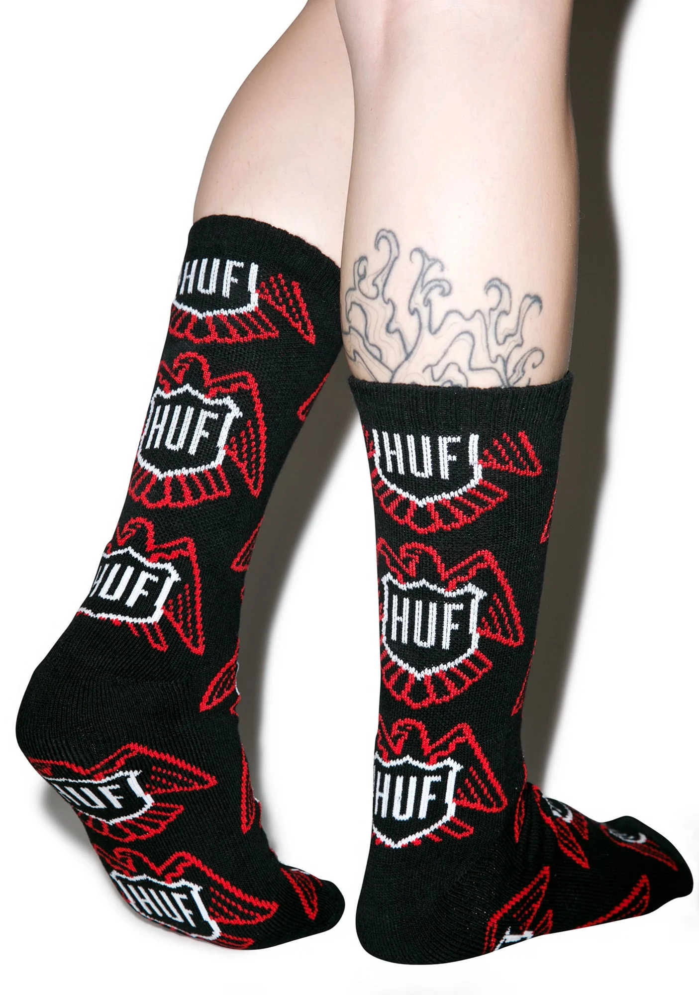 Thunderbird Crew Socks - White - Image 4