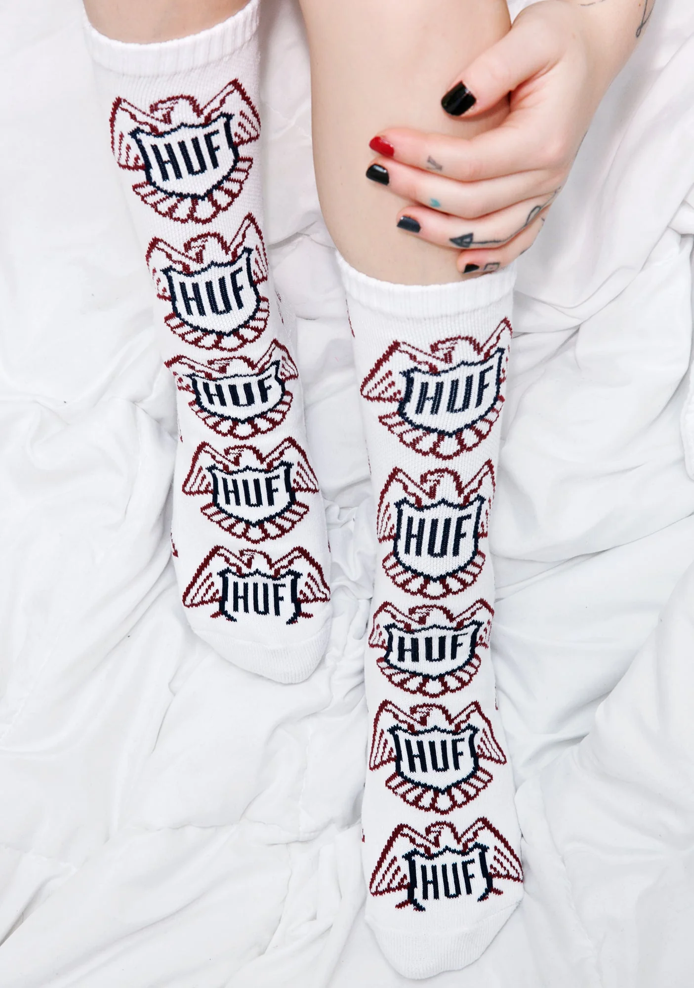 Thunderbird Crew Socks - White - Image 7