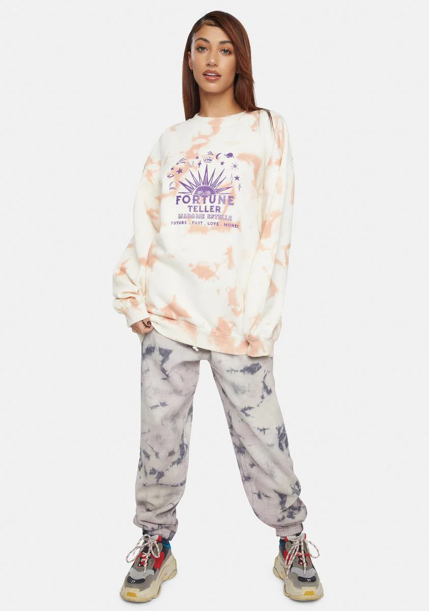 Tie Dye Fortune Teller Sweatshirt - Image 3