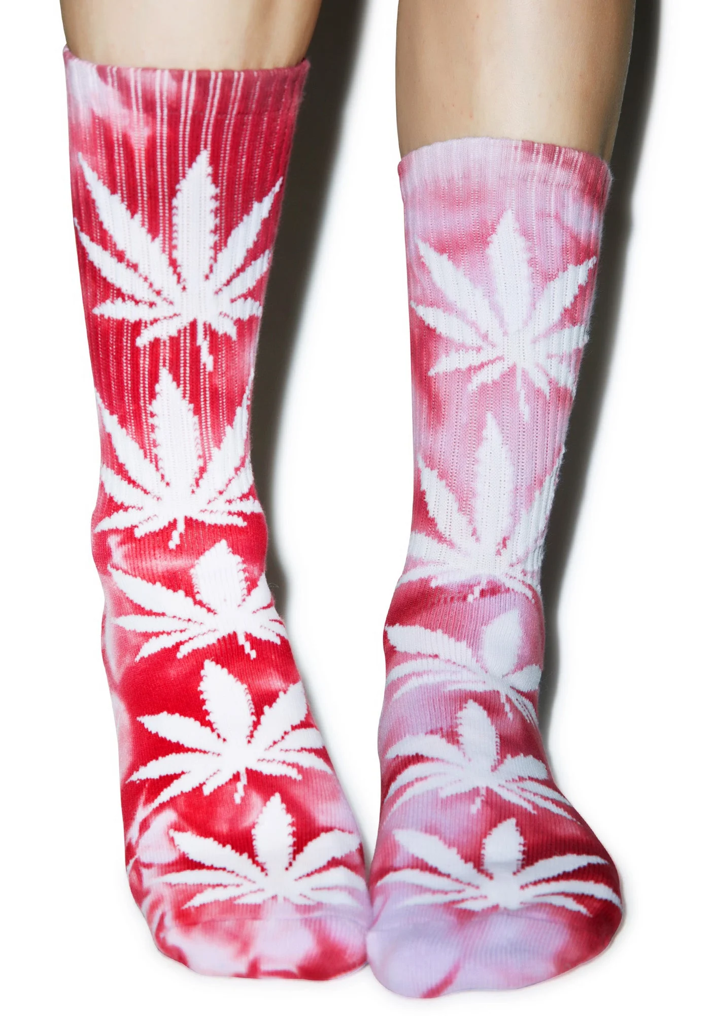 Tie Dye Plantlife Crew Sock - Black - Image 16