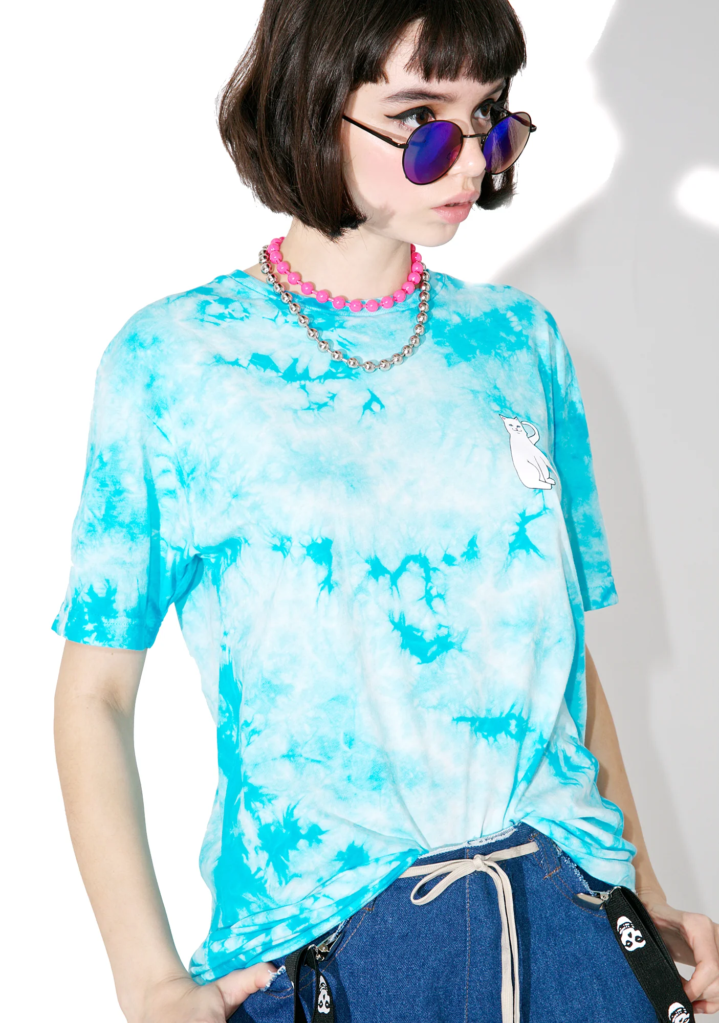 Tie Dyed Cats Tee - Image 3