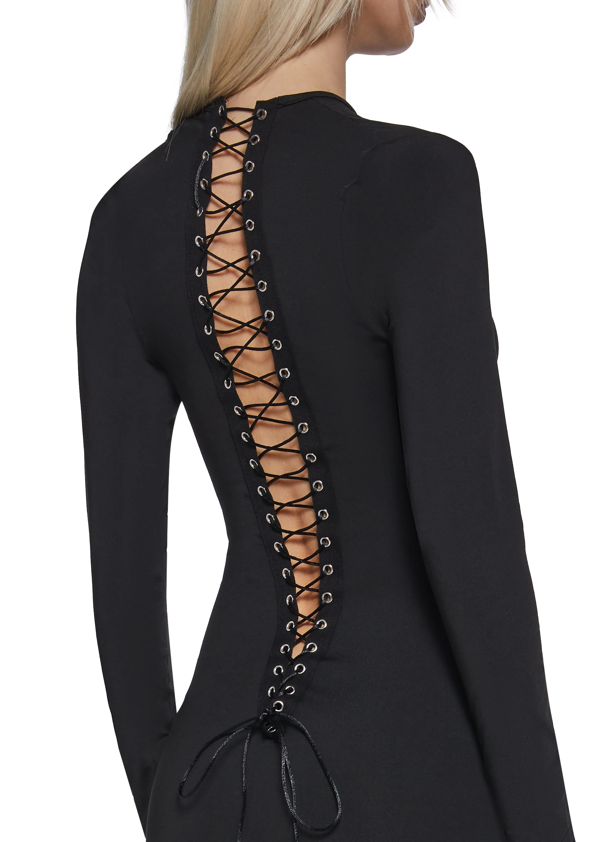 Early Morning Clubbing Tie Up Dress - Image 6