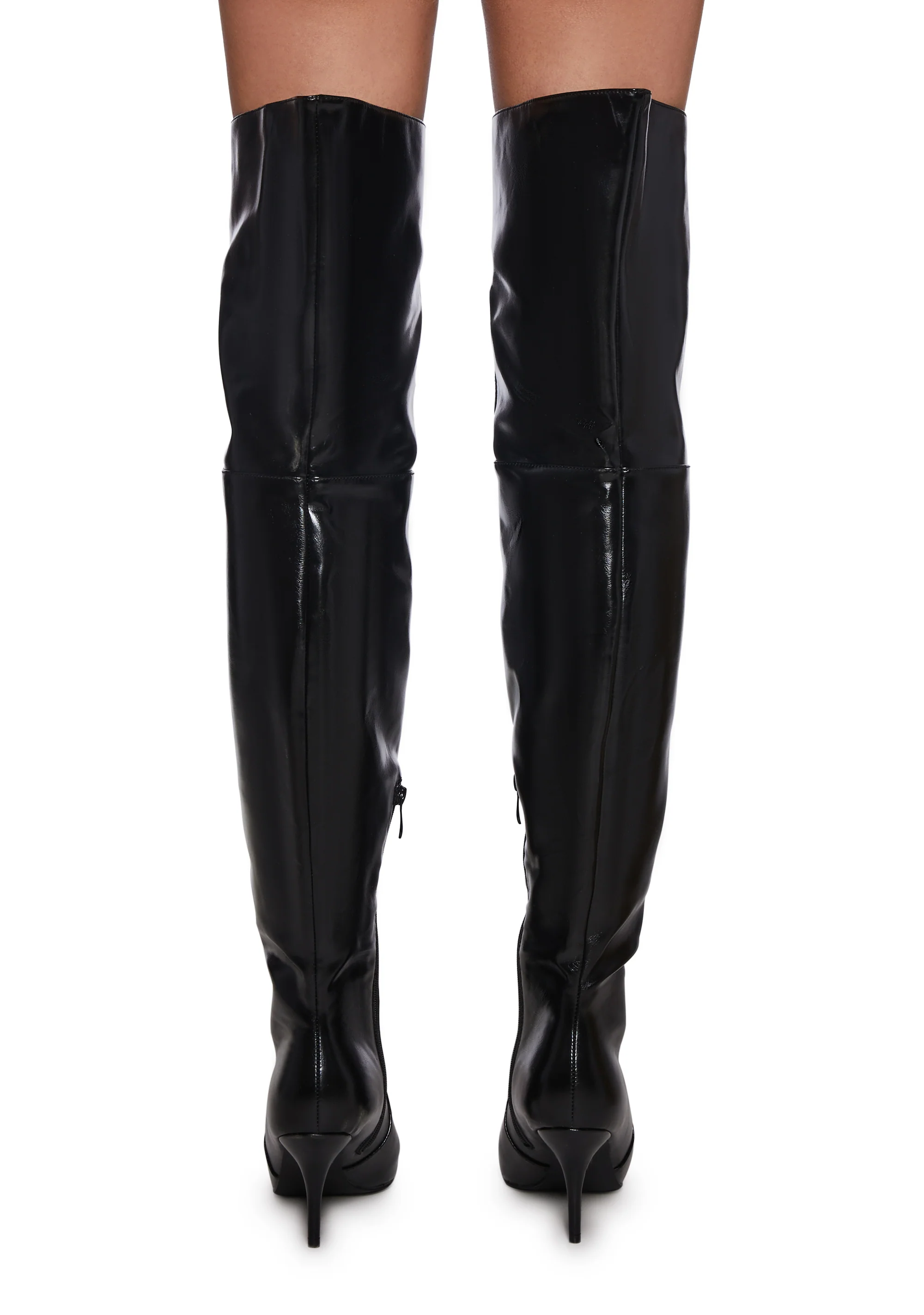 Tiernan Racer Thigh High Boots - Image 4