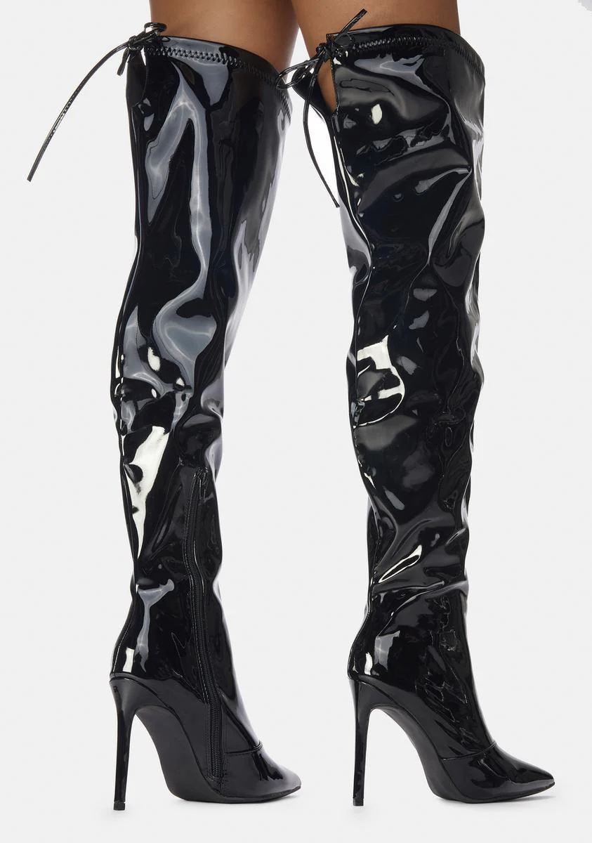Time For Danger Thigh High Boots - Image 4