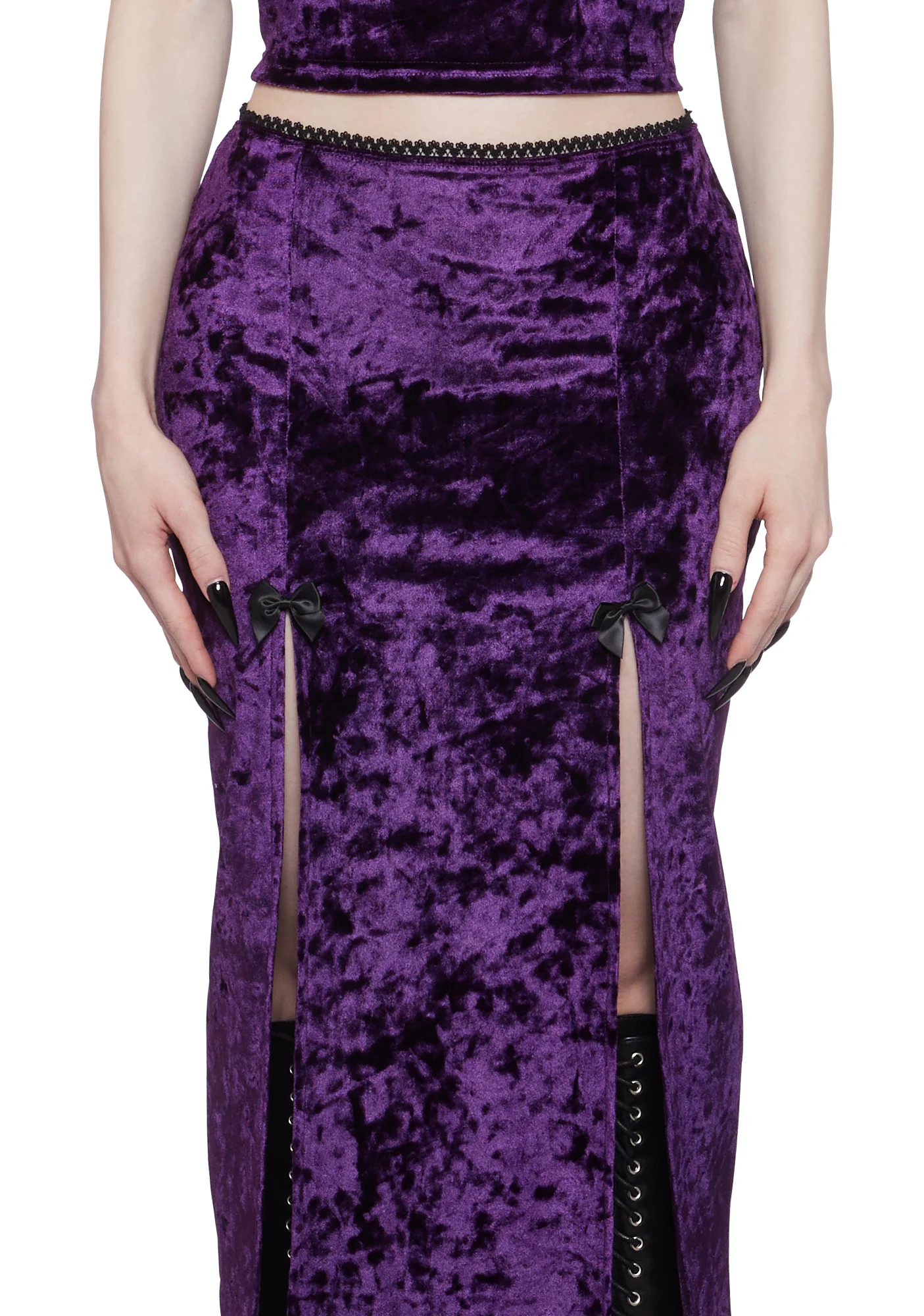 Time Stands Still Maxi Skirt - Purple - Image 6