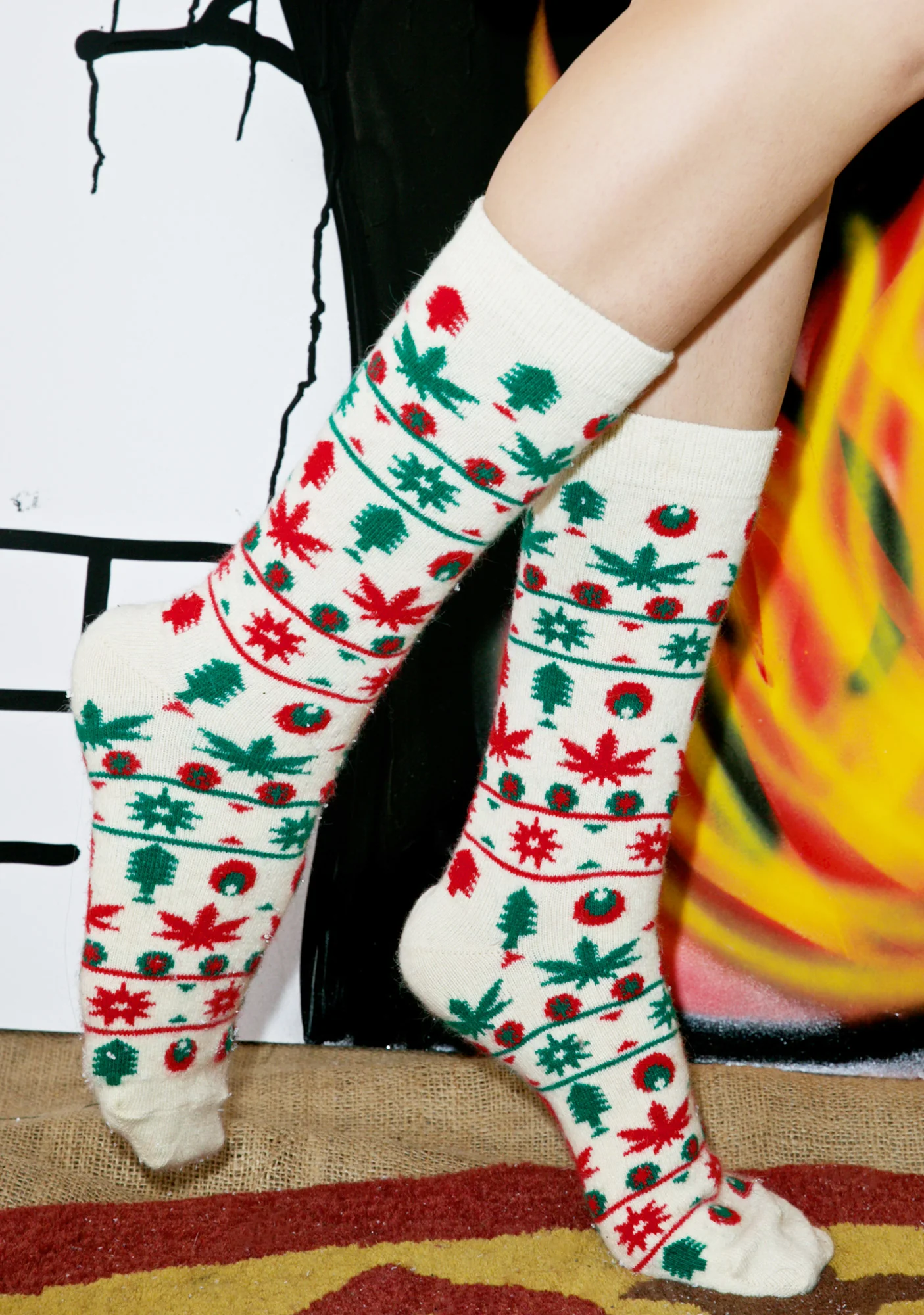 Tinsel Crew Socks - Image 5