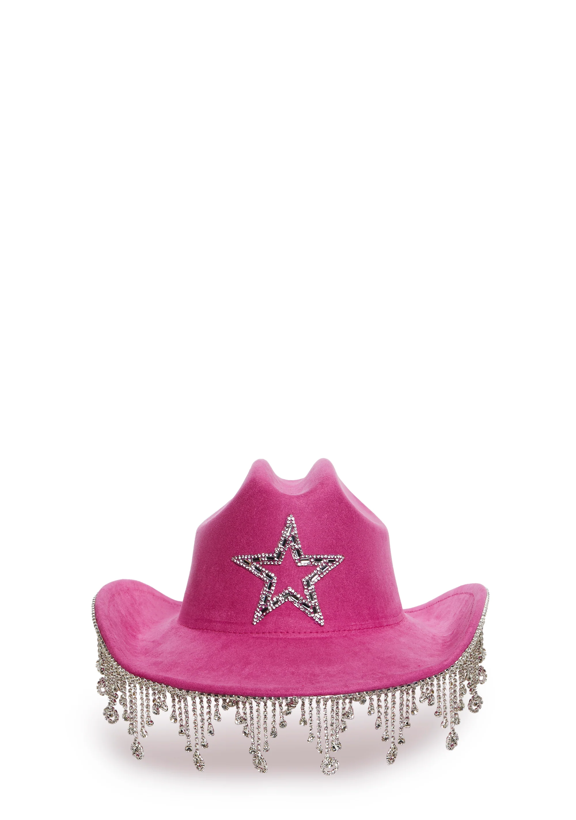 Tinsel Town Rhinestone Cowboy Hat - Pink - Image 4