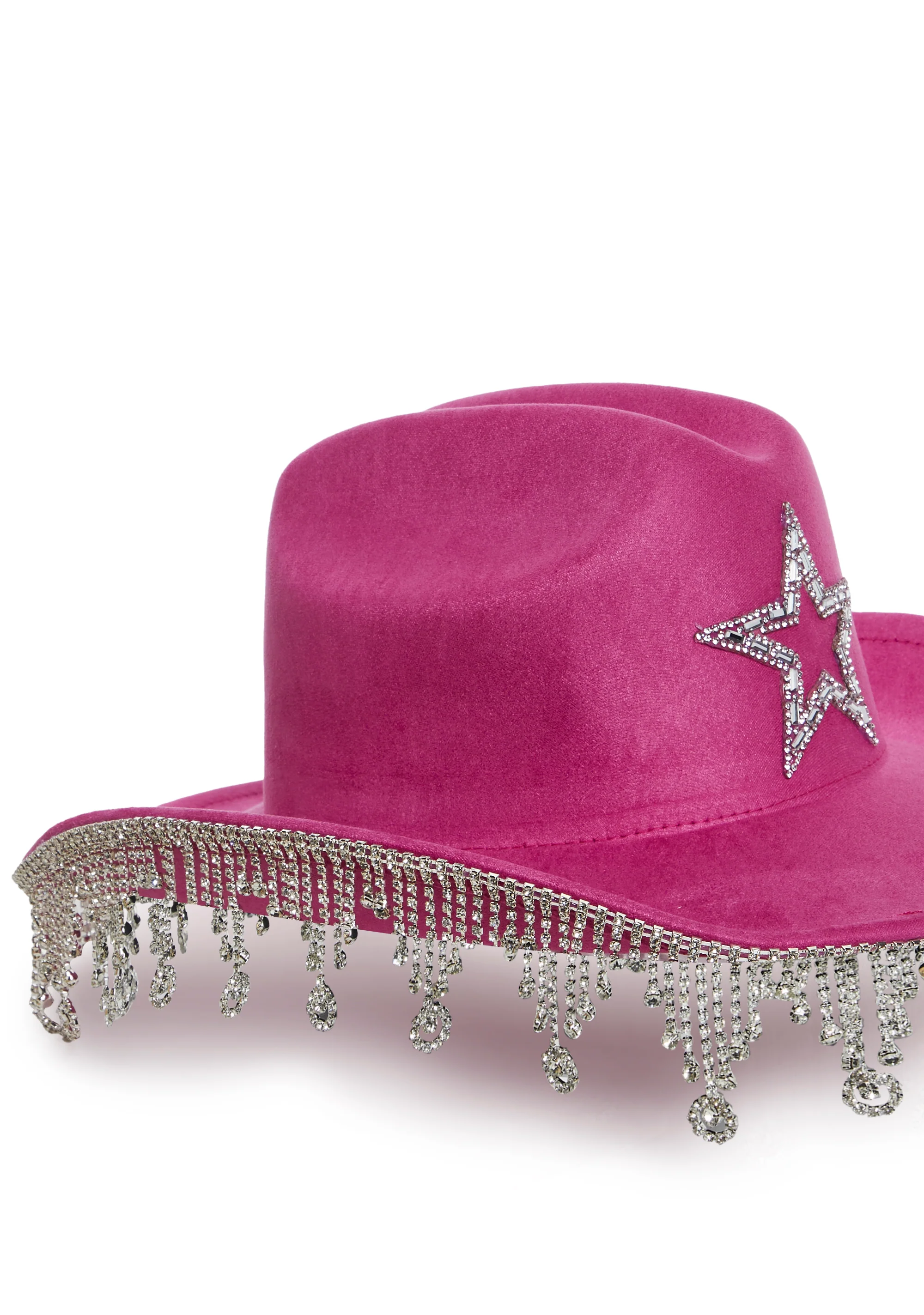 Tinsel Town Rhinestone Cowboy Hat - Pink - Image 7