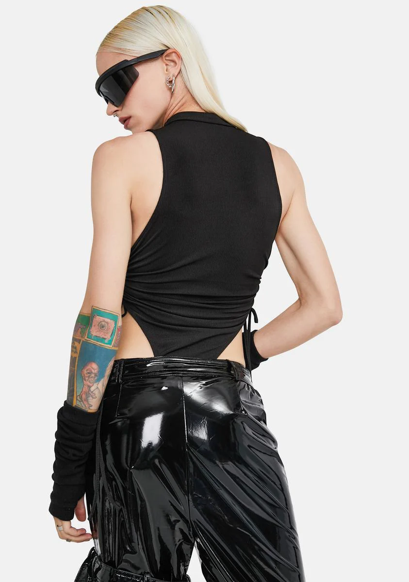 Tip Of Ur Tongue Ruched Bodysuit - Image 4