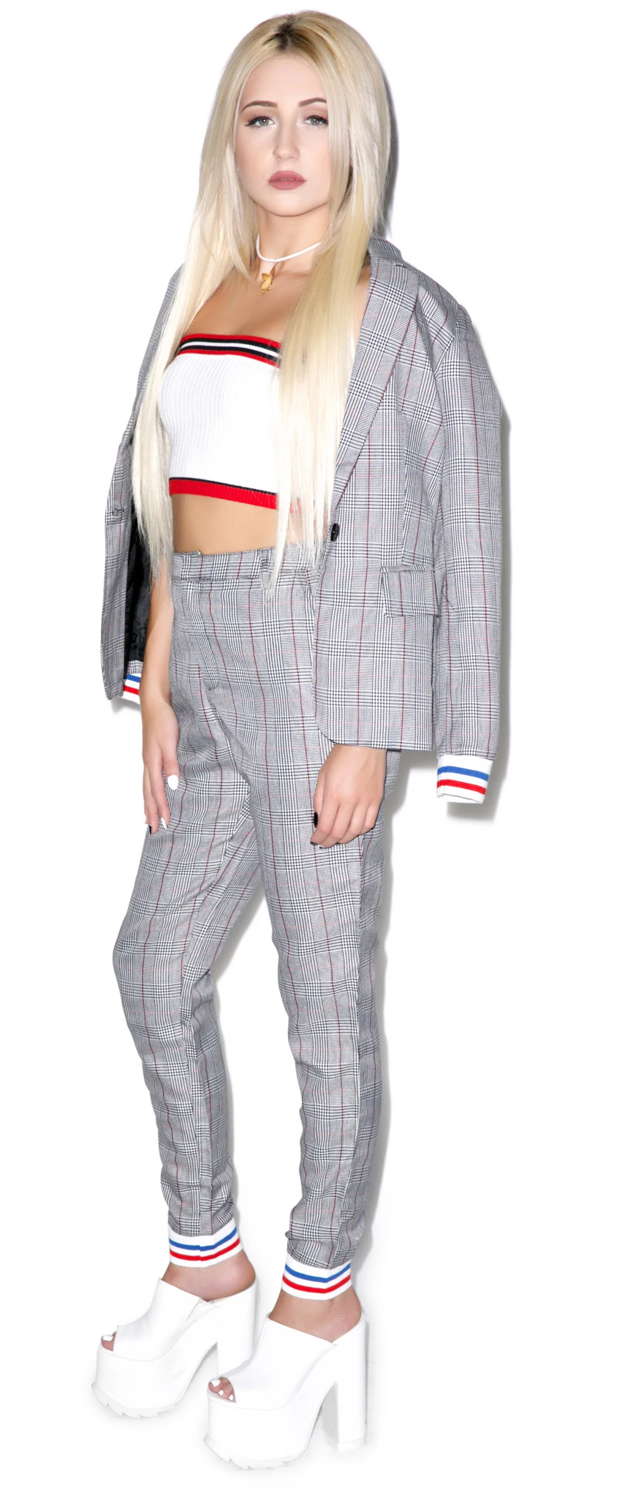 Tippi Plaid Trousers - Image 5