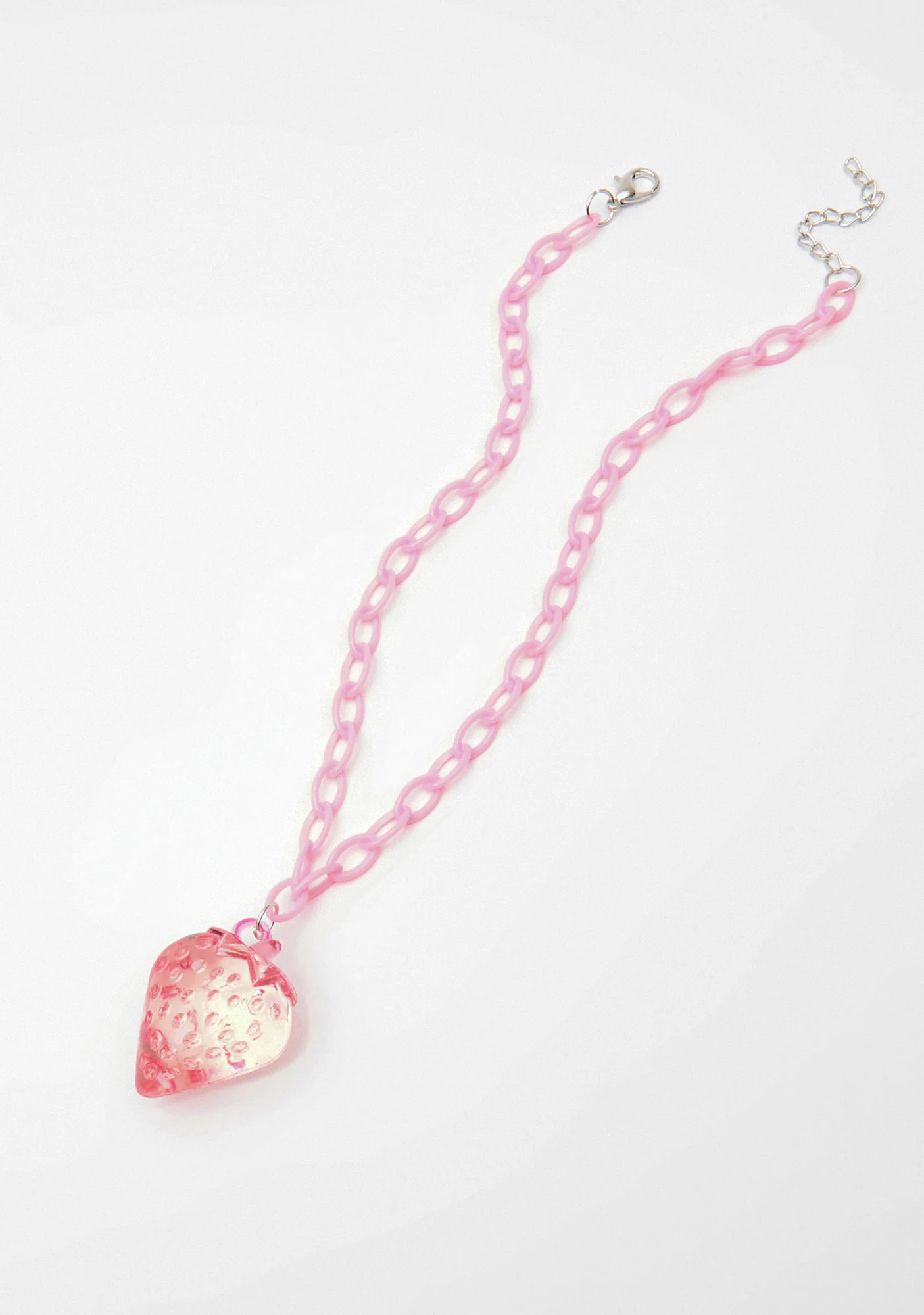 Tipsy Strawberry Charm Chain Necklace - Image 2