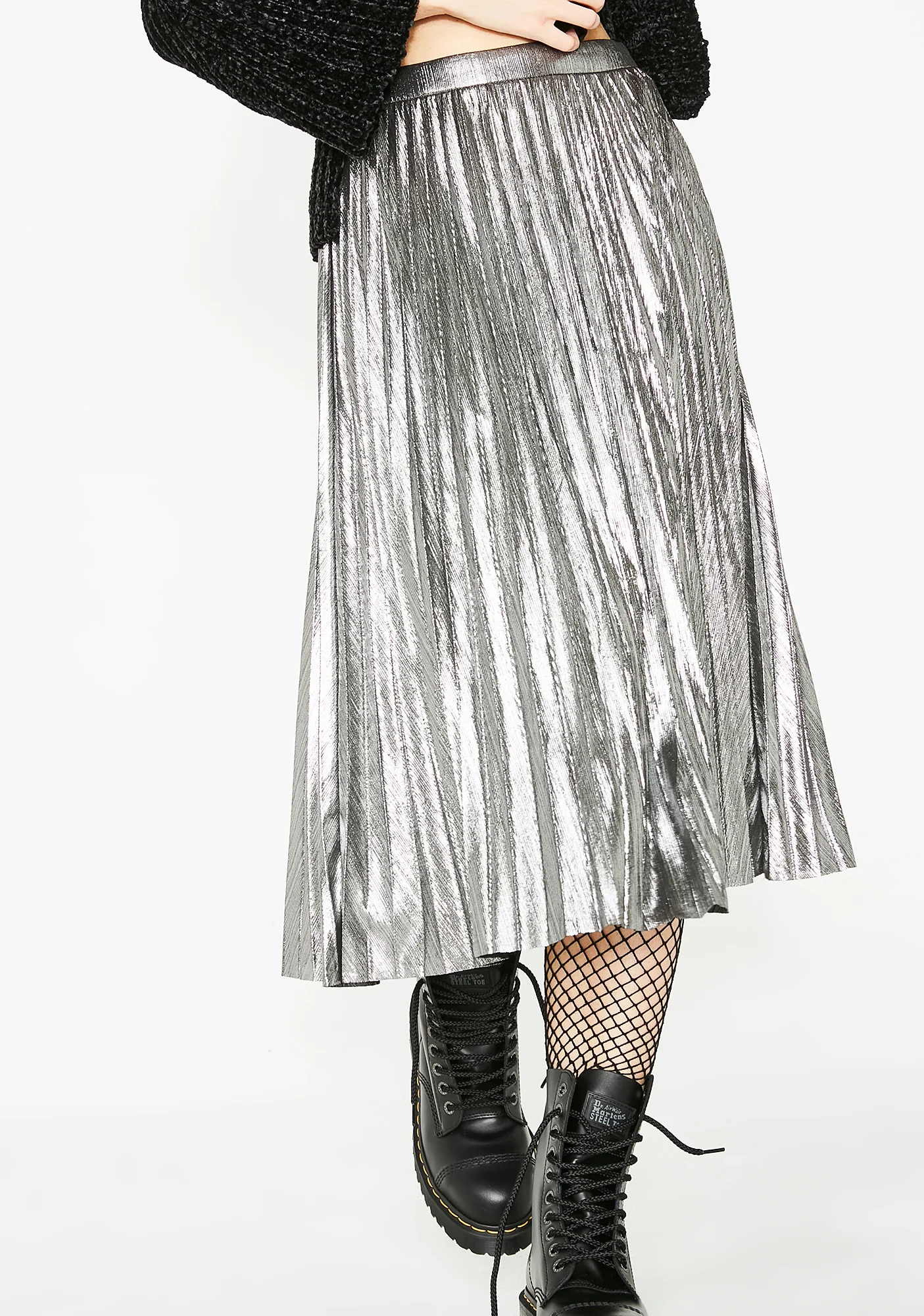 Tipsy Twirl Metallic Skirt - Image 3