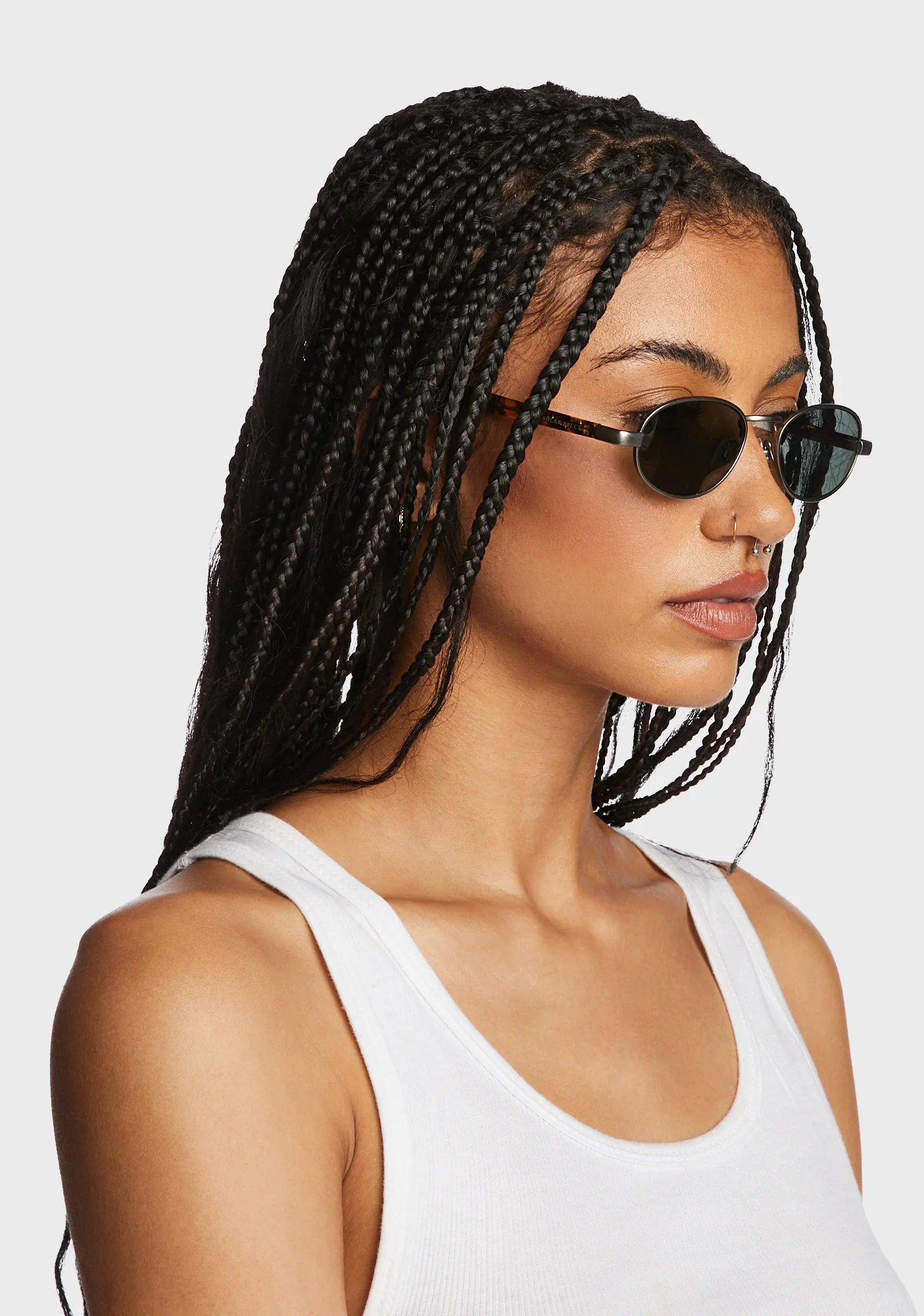 Titania Oval Sunglasses - Image 2