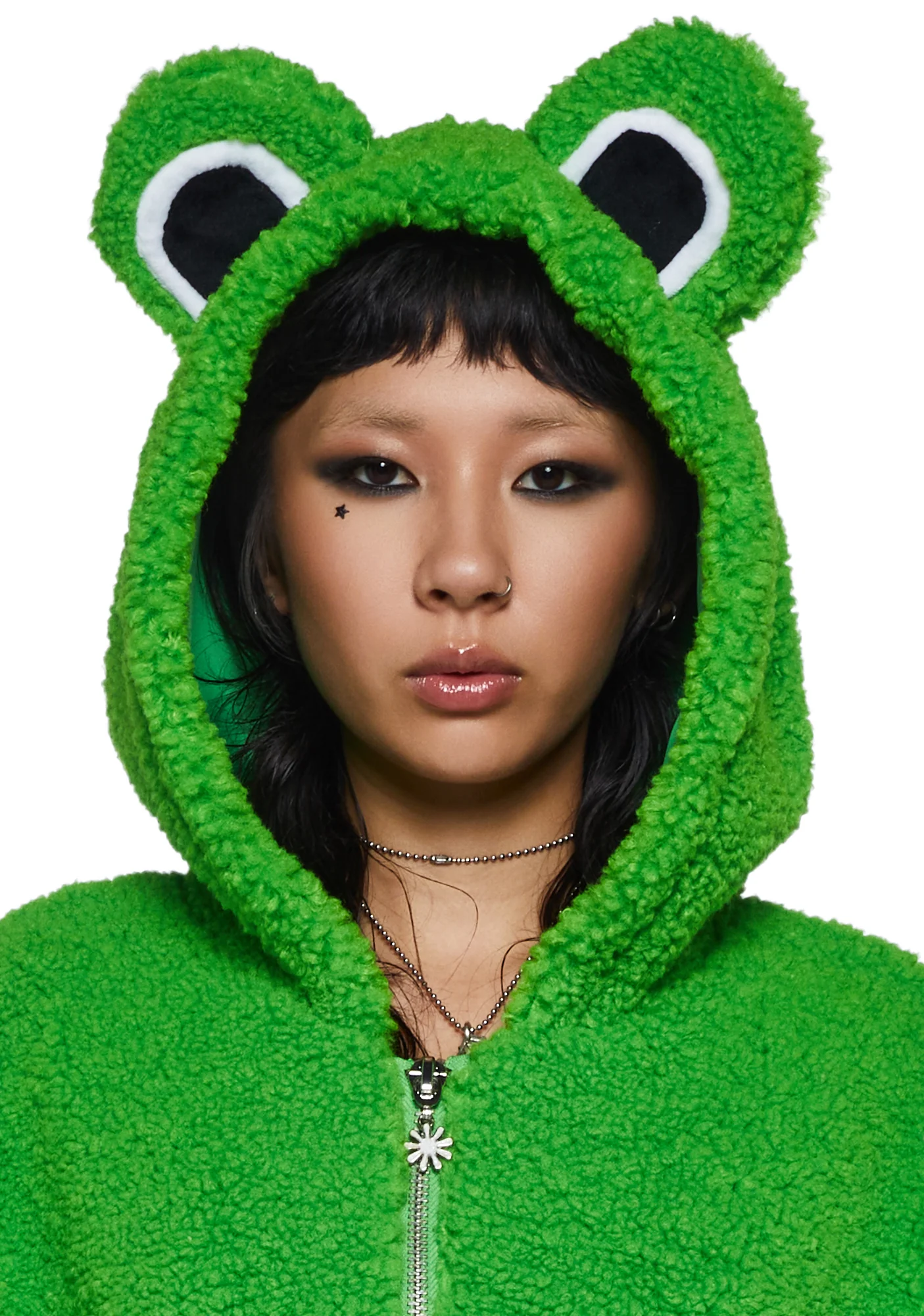 Toadally Terrific Hooded Sherpa Jacket - Image 5
