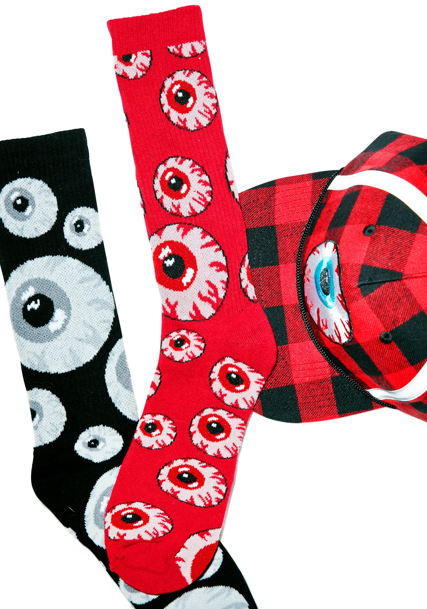 Tonal Keep Watch Pattern Socks - Image 2