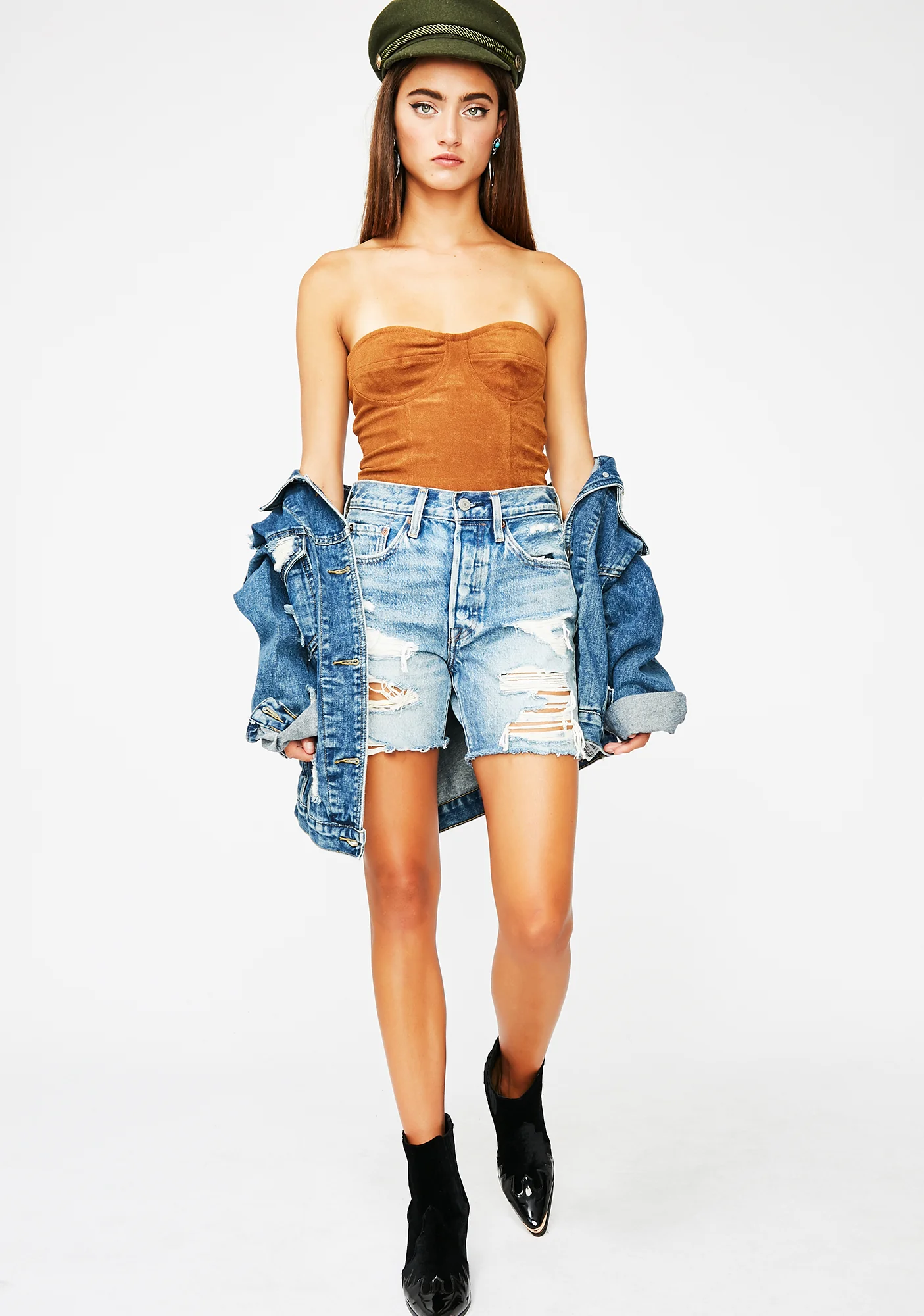 Too Cocky Bustier Bodysuit - Image 3