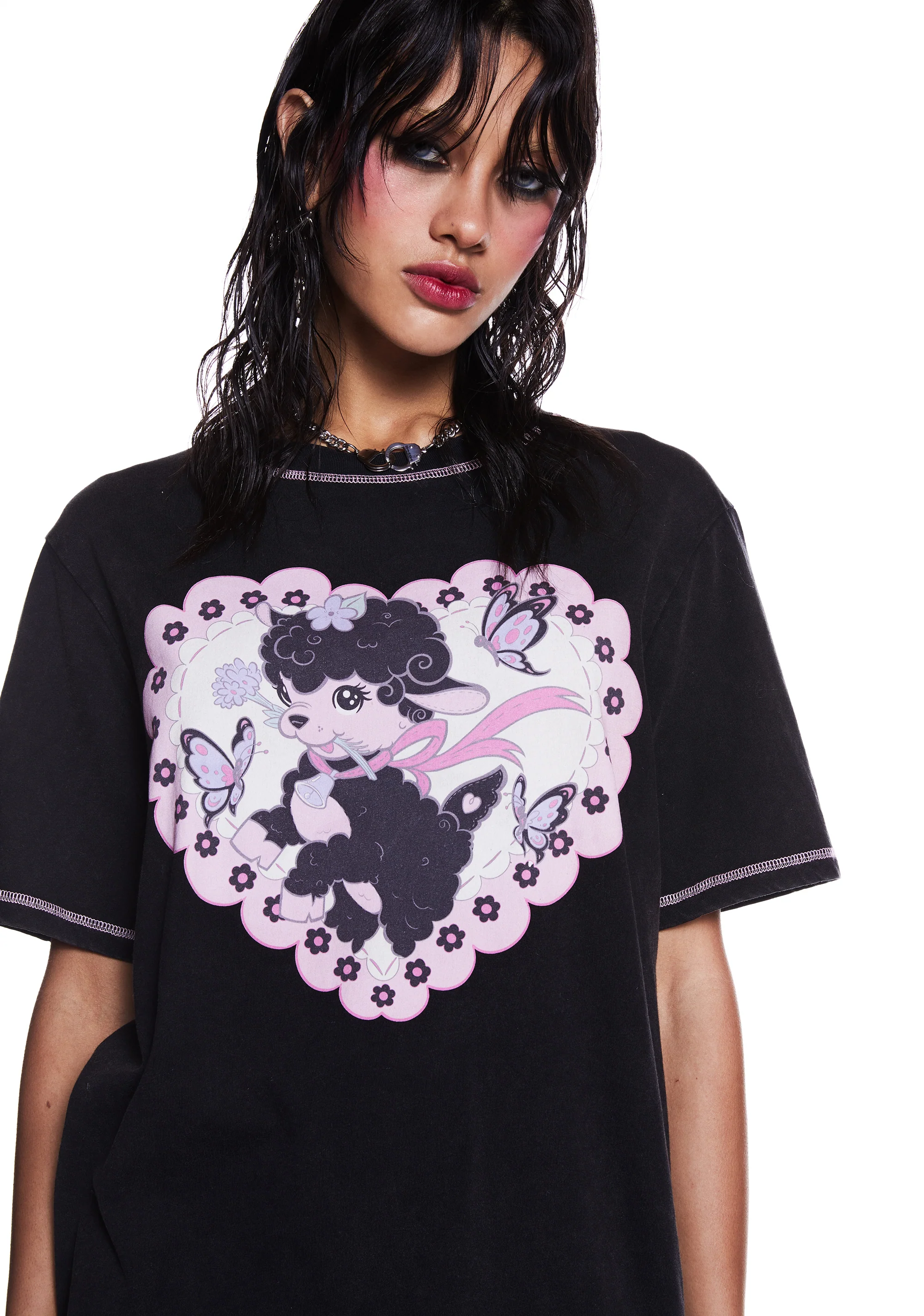 Too Cute To Care Graphic Tee - Image 6