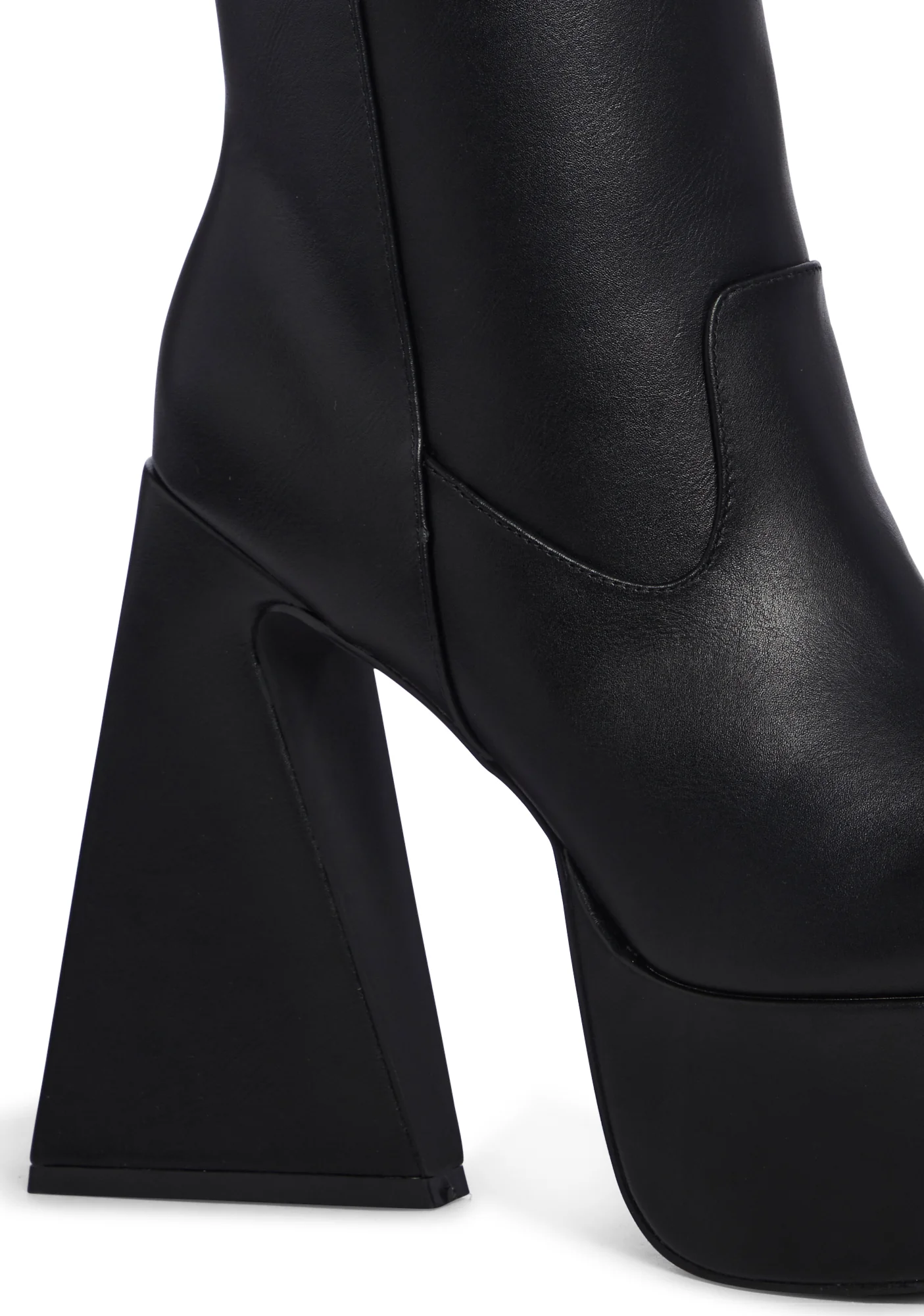 Tori Platform Boots - Black - Image 2