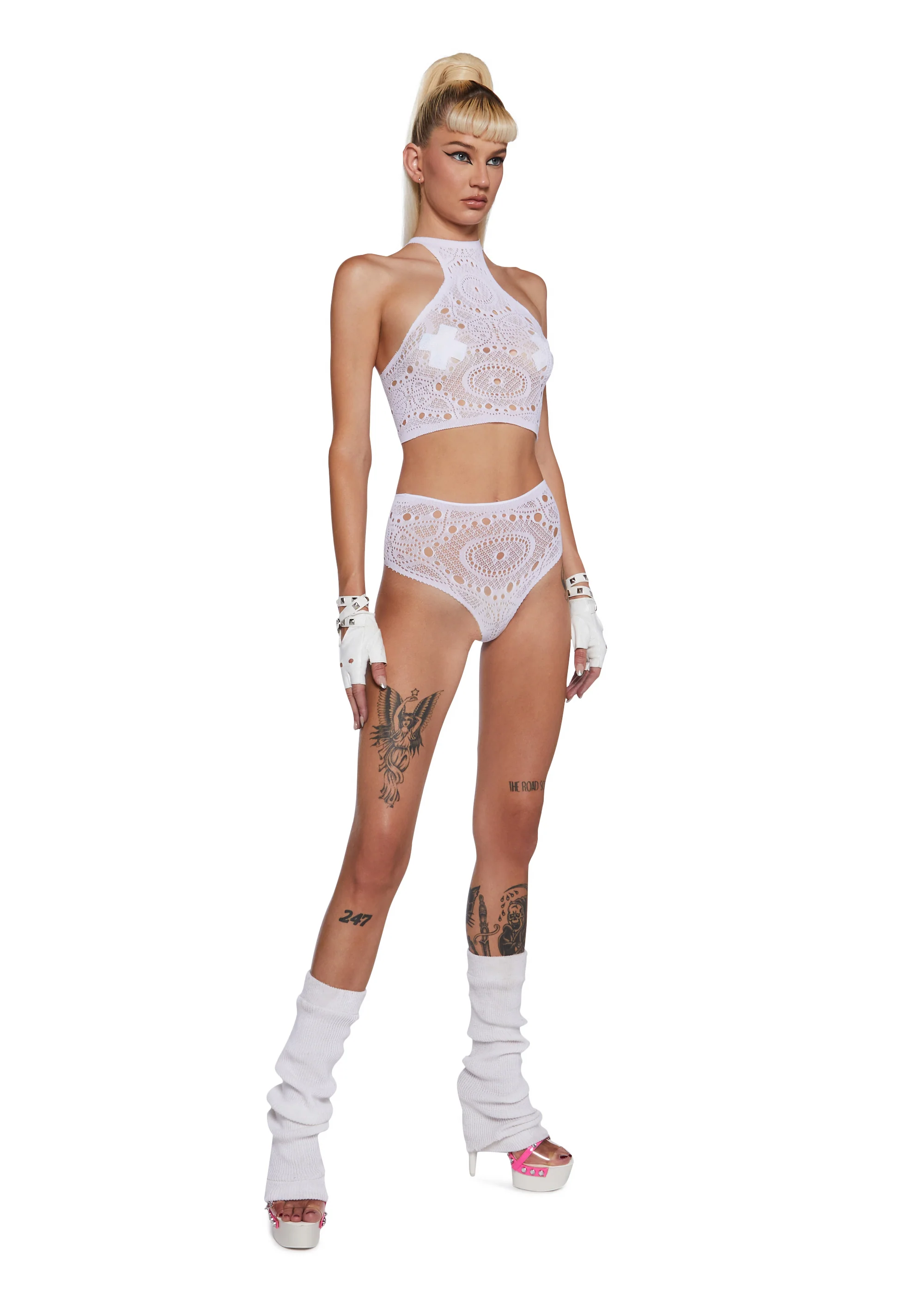 Total Phenomenon Lingerie Set - White - Image 2